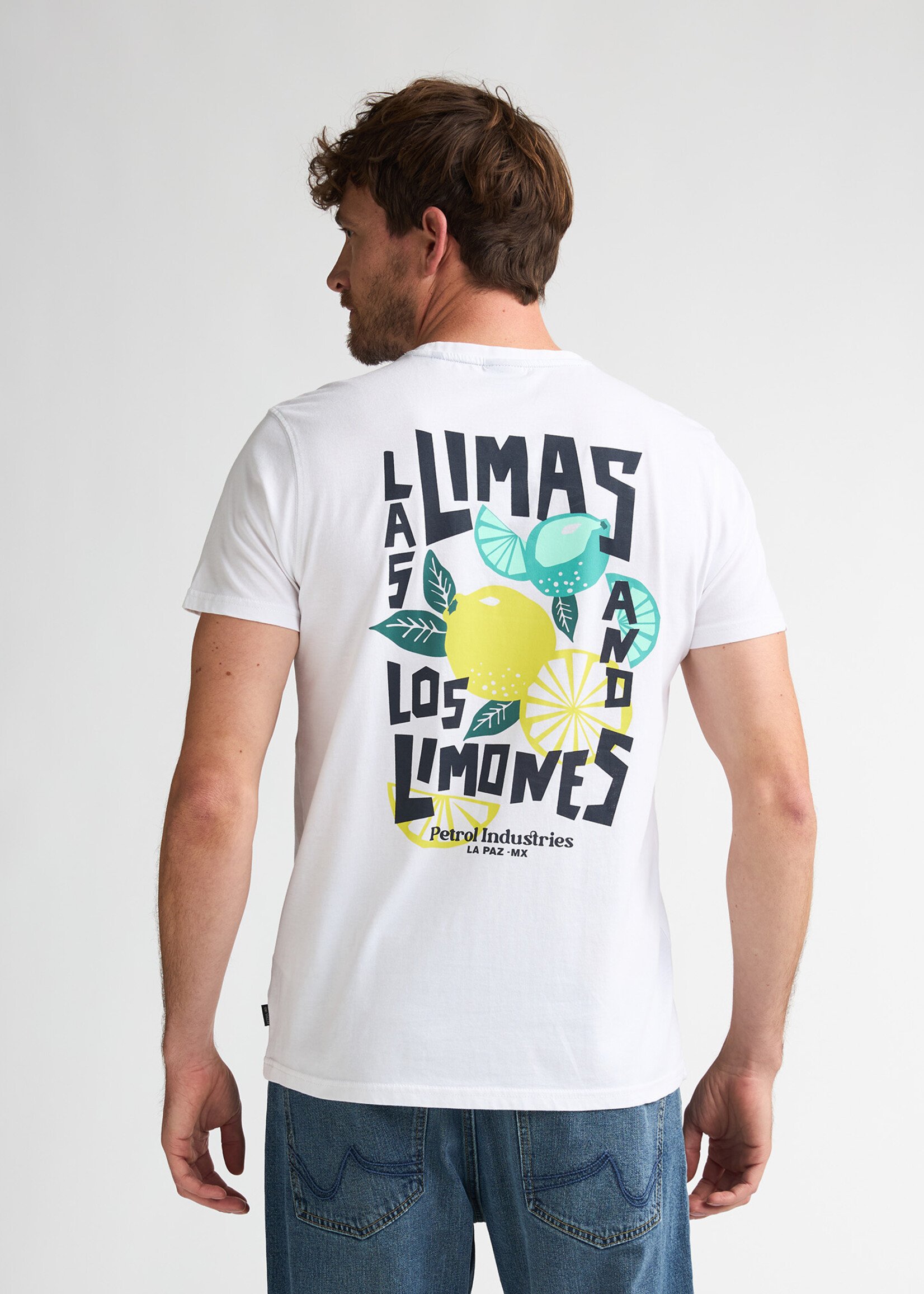 Petrol Industries T-shirt Print Summer - Bright White