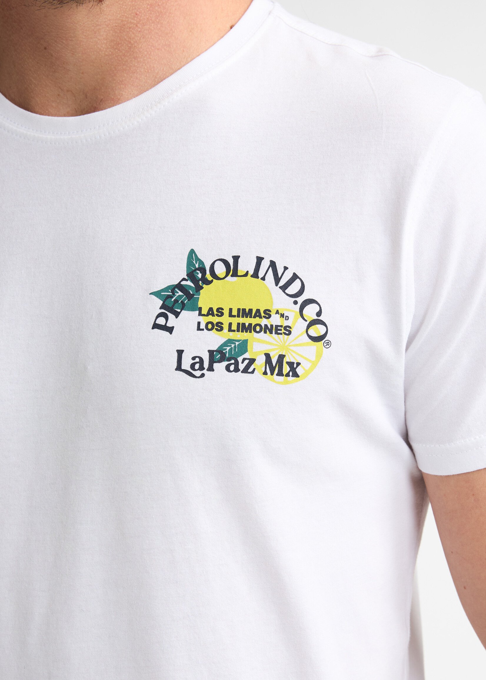Petrol Industries T-shirt Print Summer - Bright White