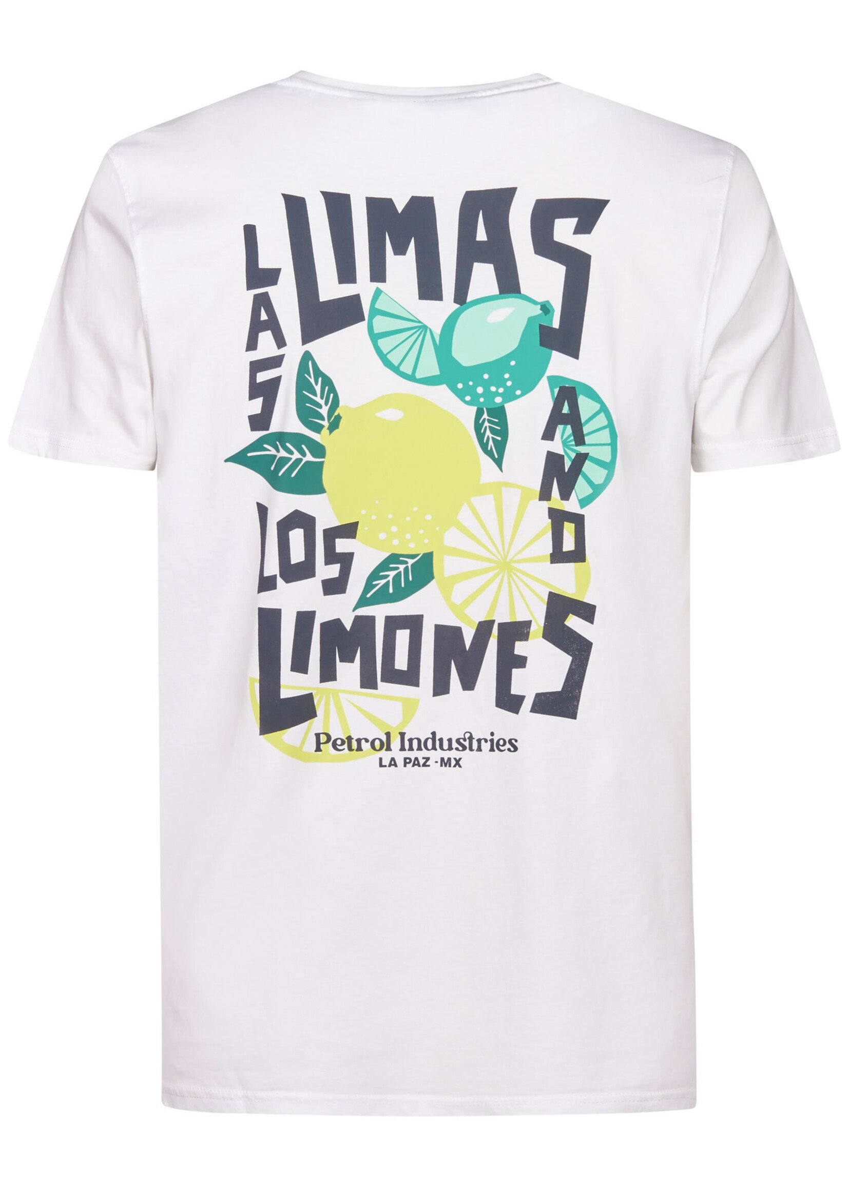 Petrol Industries T-shirt Print Summer - Bright White