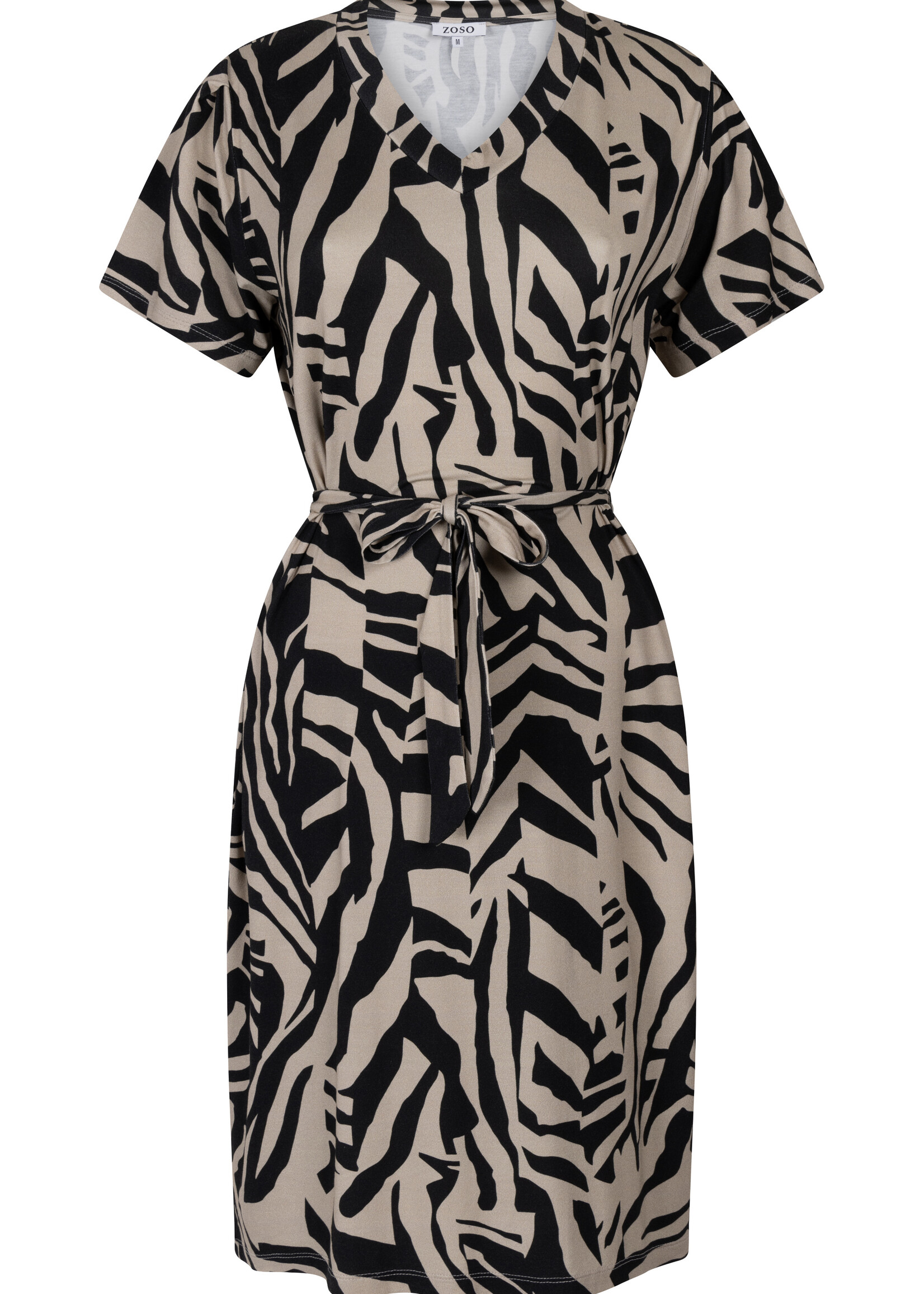 ZOSO Jurk Marit Printed - Black Sand