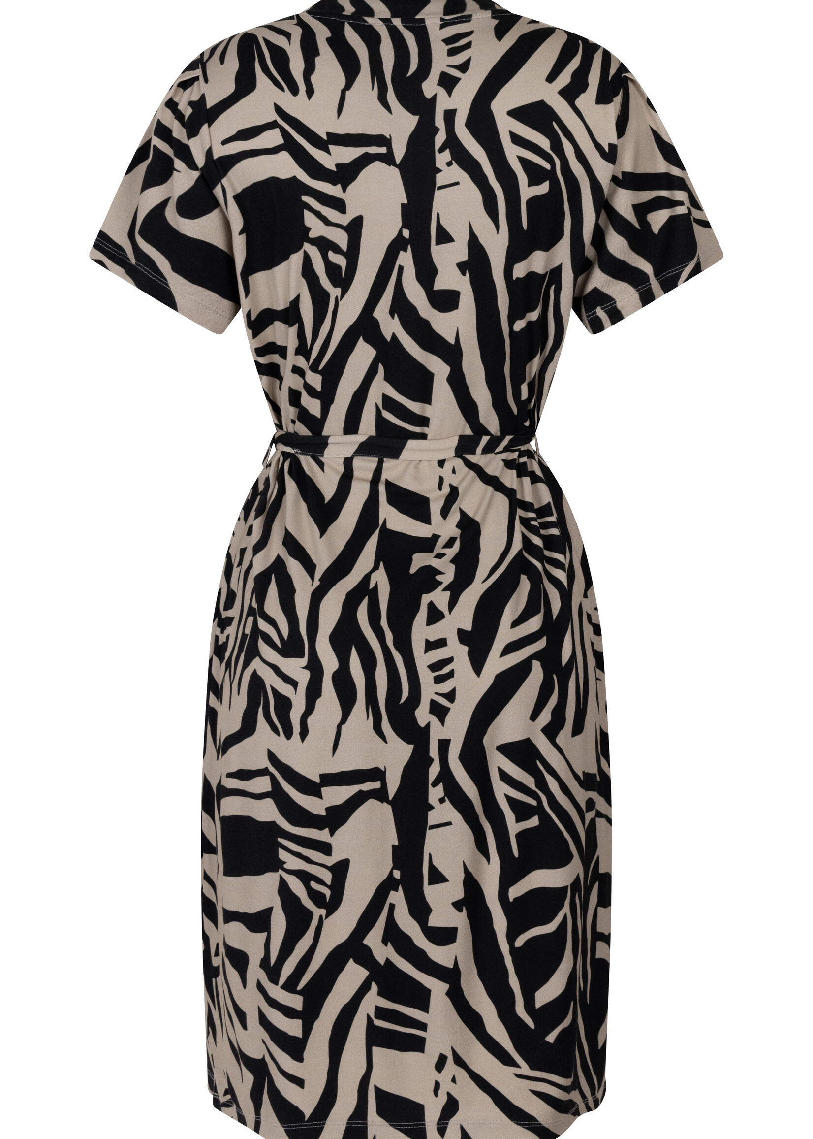 ZOSO Jurk Marit Printed - Black Sand