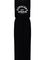 ZOSO Lange Print Jurk Karlijn- Black