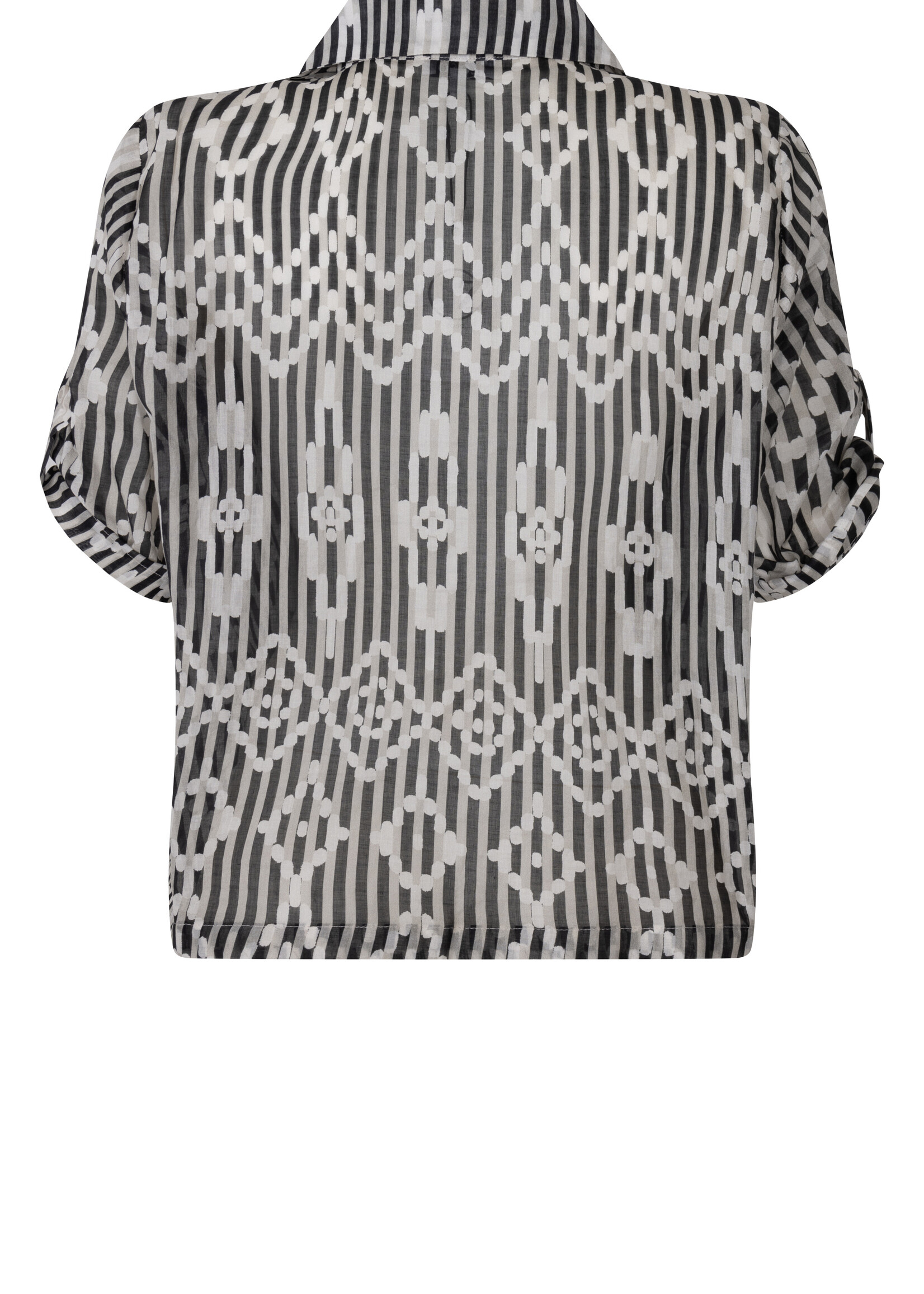 ZOSO Blouse Isa Printed Woven - Black Sand