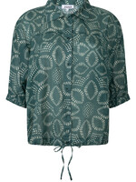 ZOSO Blouse Iris Printed Woven - Green