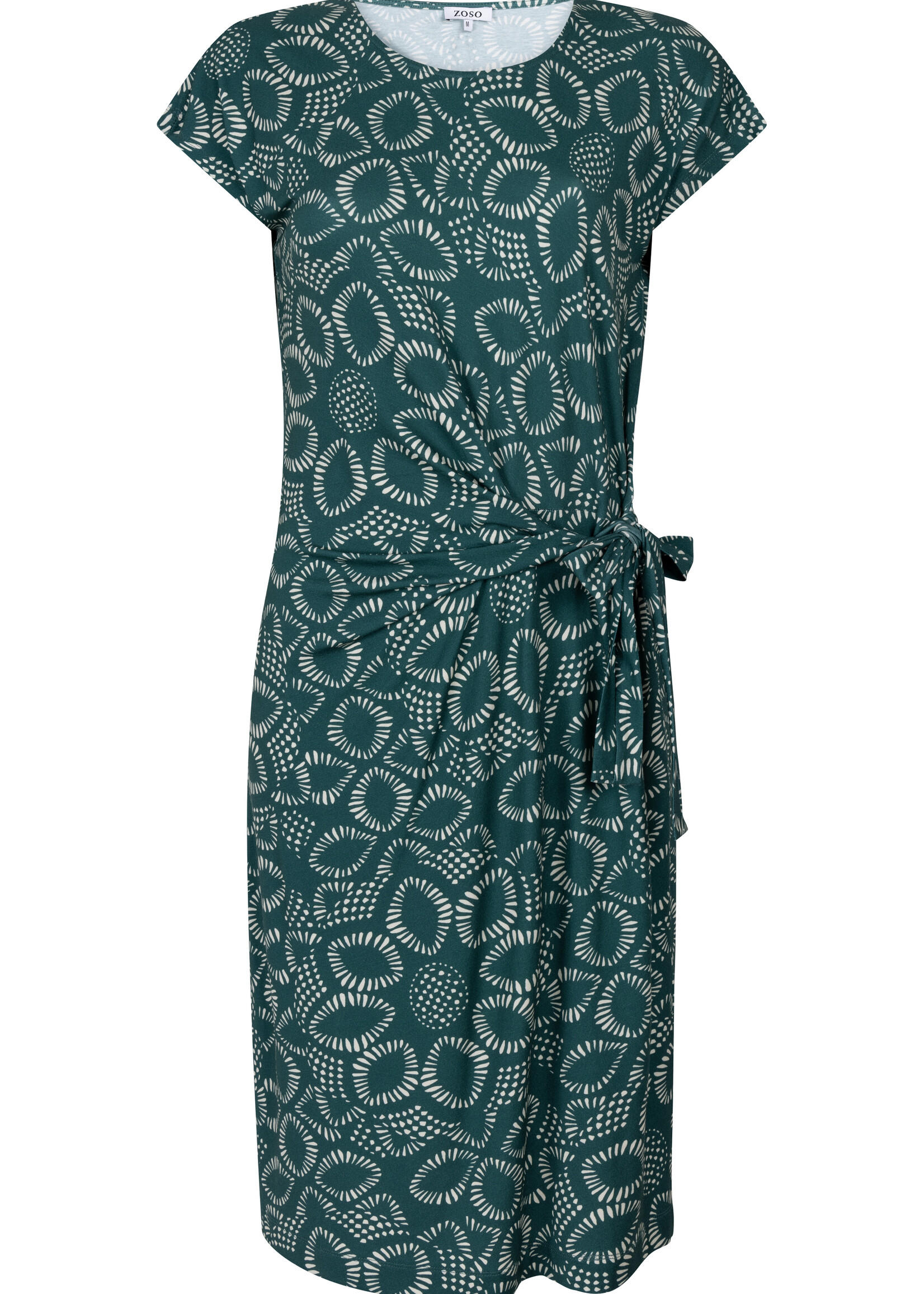 ZOSO Jurk Eliza - Printed Green