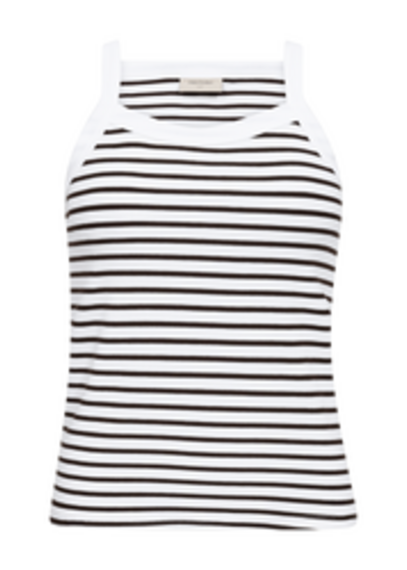 Freequent Top Zia Stripe - Offwhite Brown