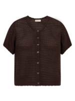 Freequent Vest Tota Hole Patteern - Coffee Bean