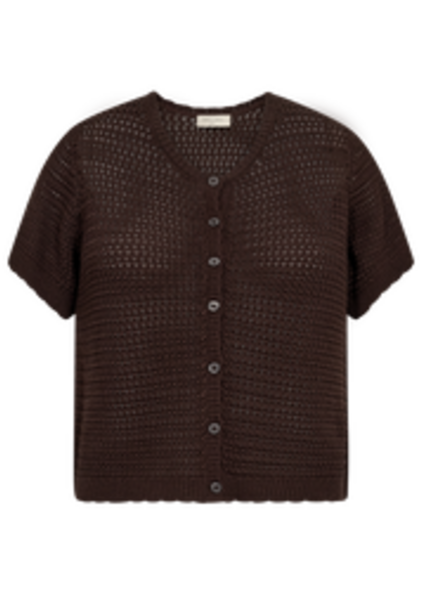 Freequent Vest Tota Hole Patteern - Coffee Bean