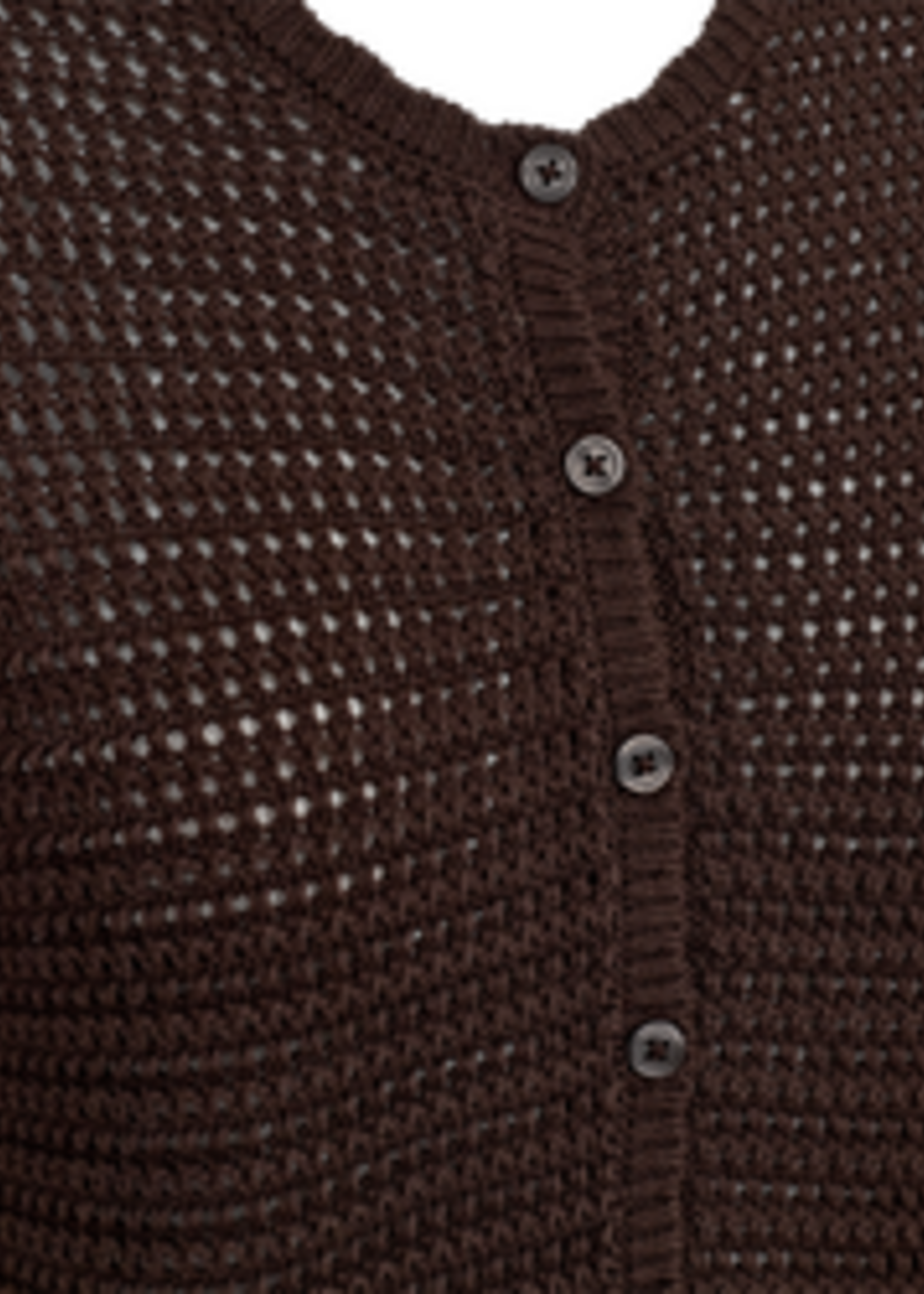 Freequent Vest Tota Hole Patteern - Coffee Bean