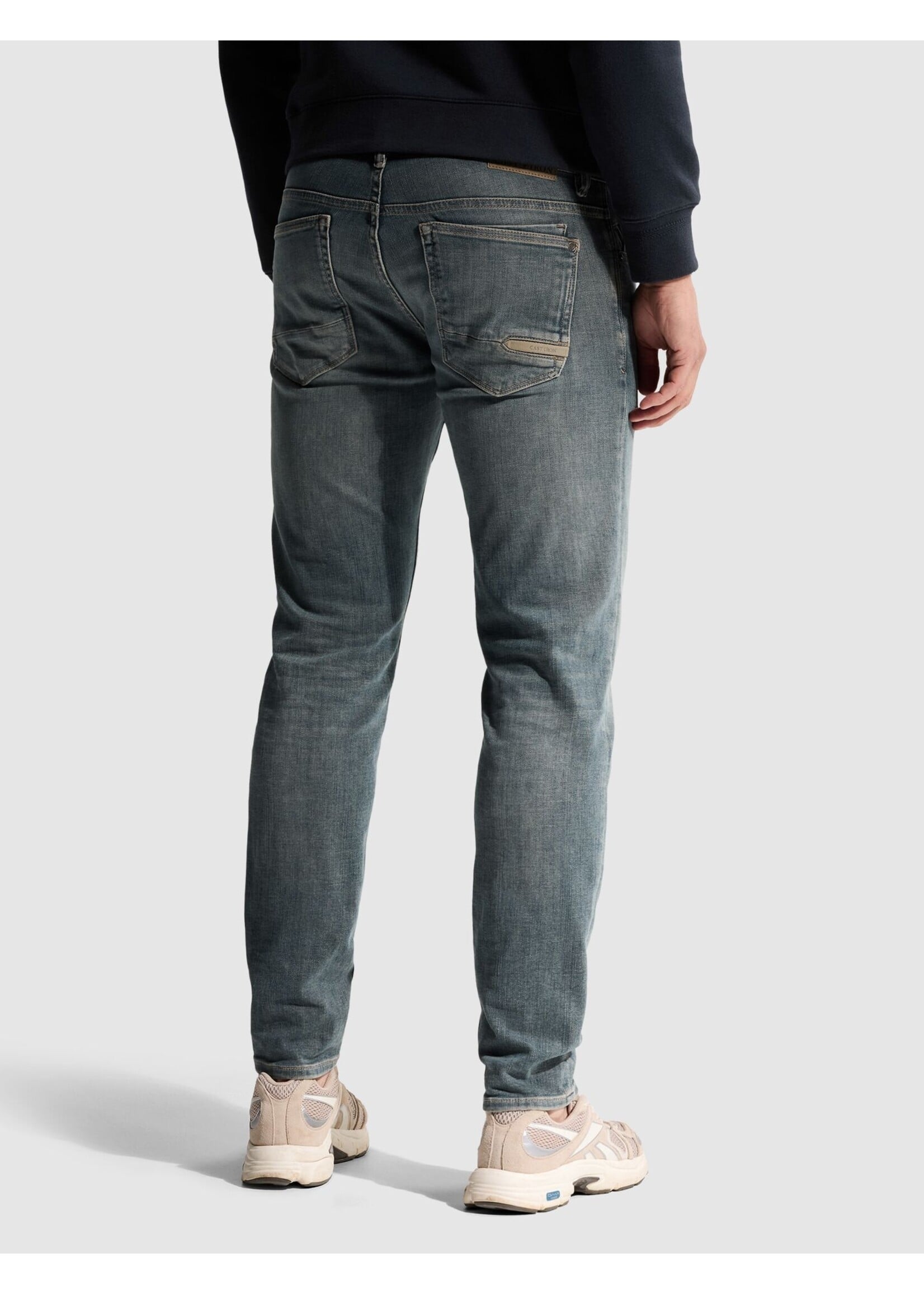 Cast Iron Jeans Shiftback Tapered - Green Wash Tinted