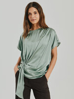Freequent Blouse Dova Sateen - Iceberg Green