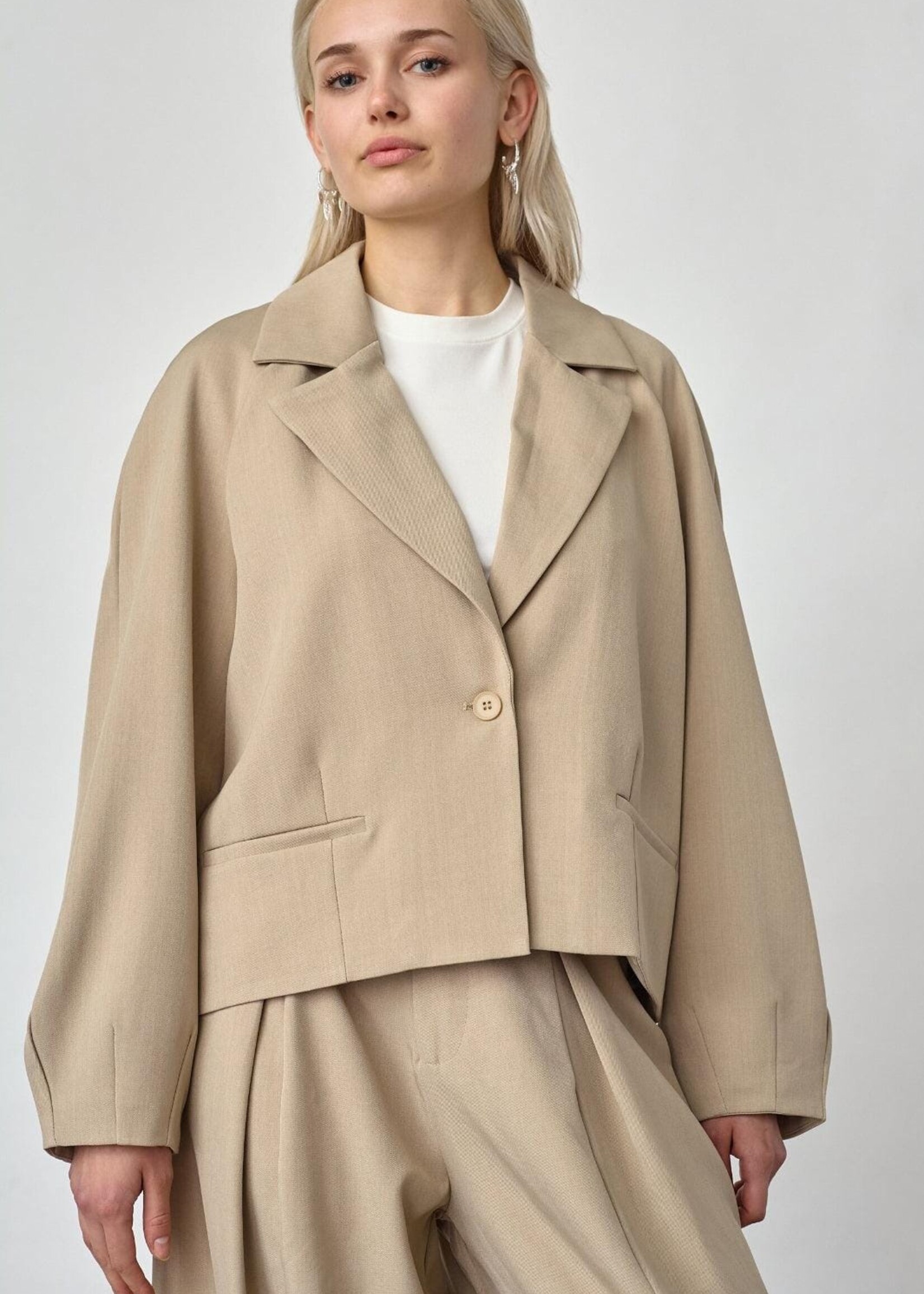 Sisters Point Blazer Gaki - Sand Melange