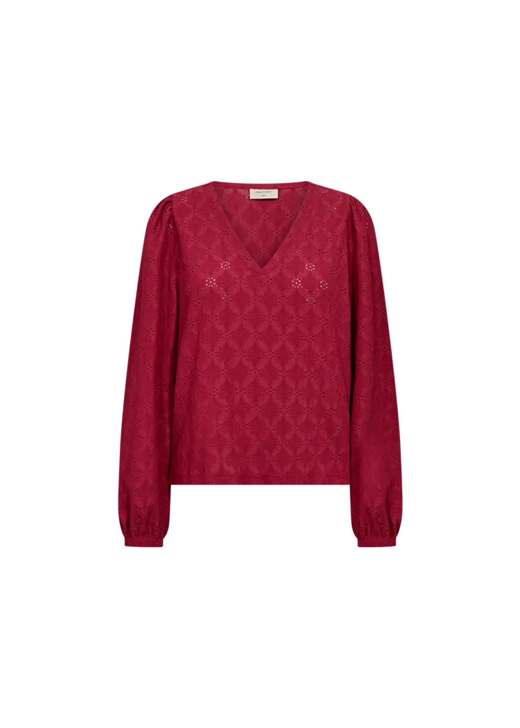Freequent Blouse Lace Ekiona - Red Bud