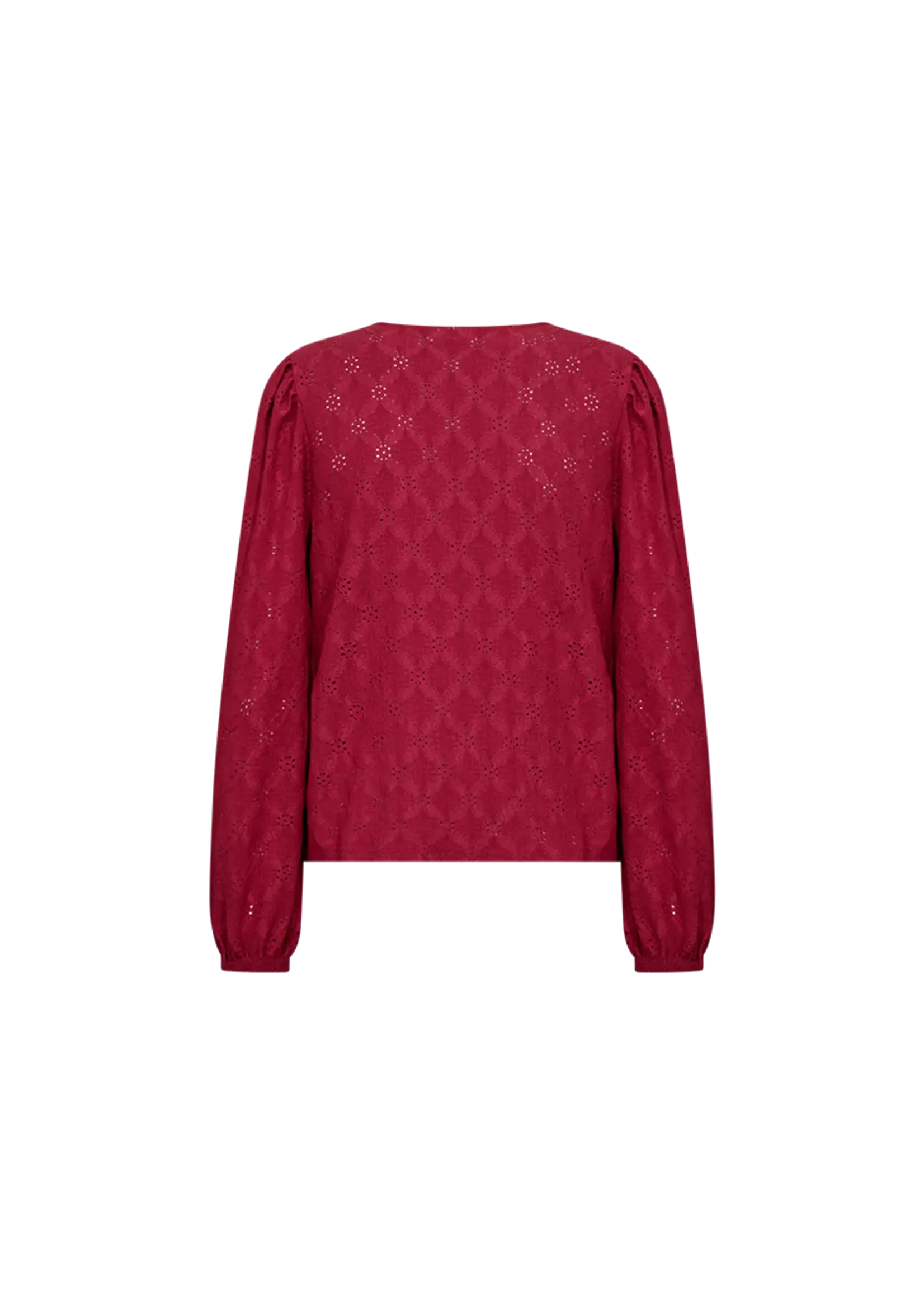 Freequent Blouse Lace Ekiona - Red Bud