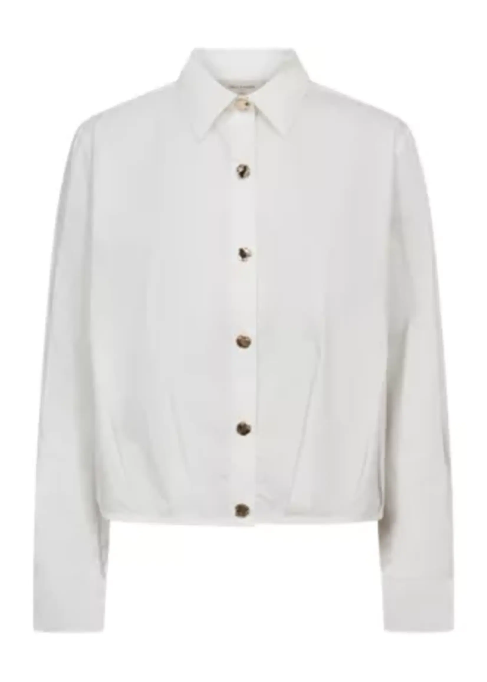 Freequent Shirt Jallo Cropped - Offwhite