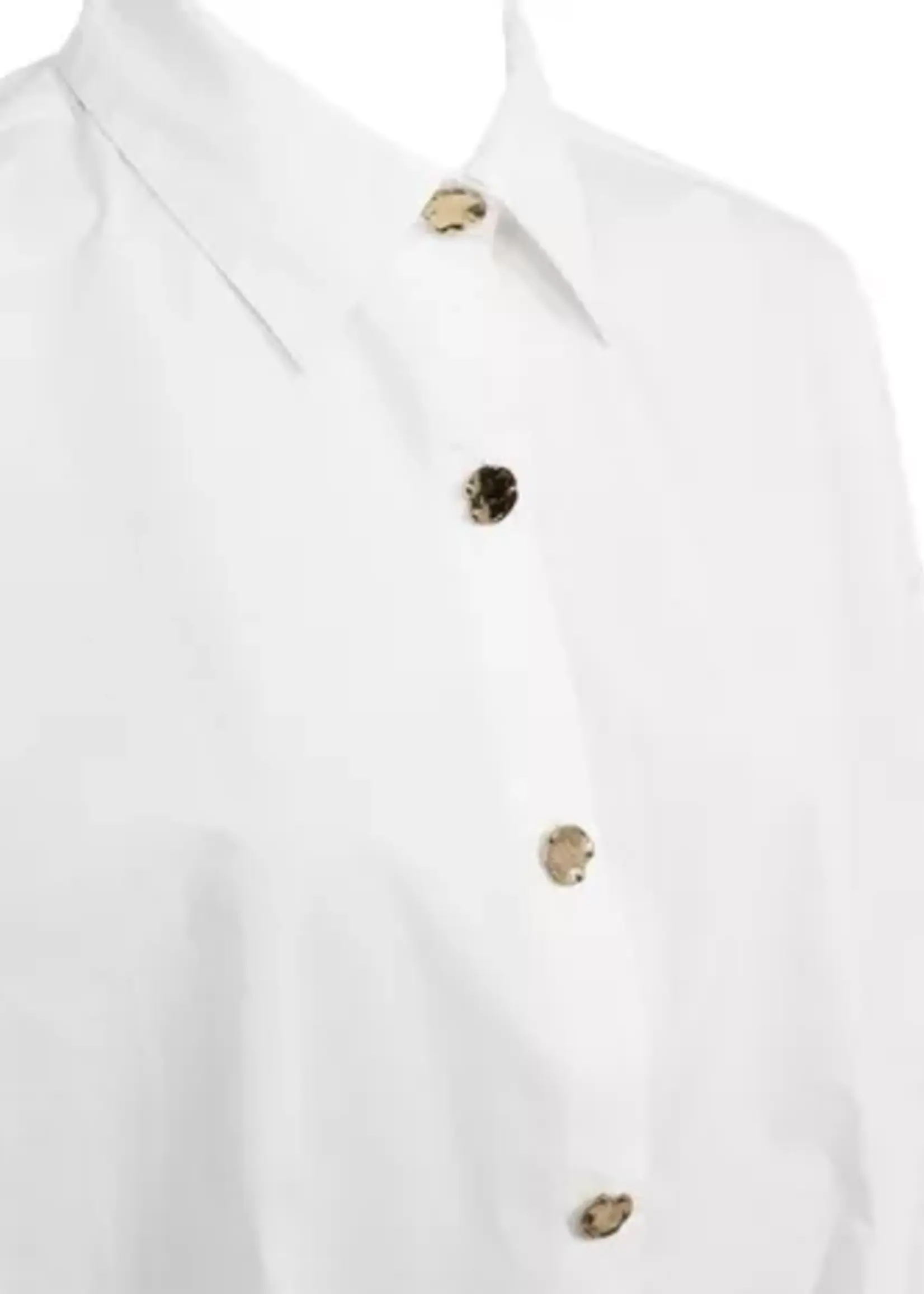 Freequent Shirt Jallo Cropped - Offwhite