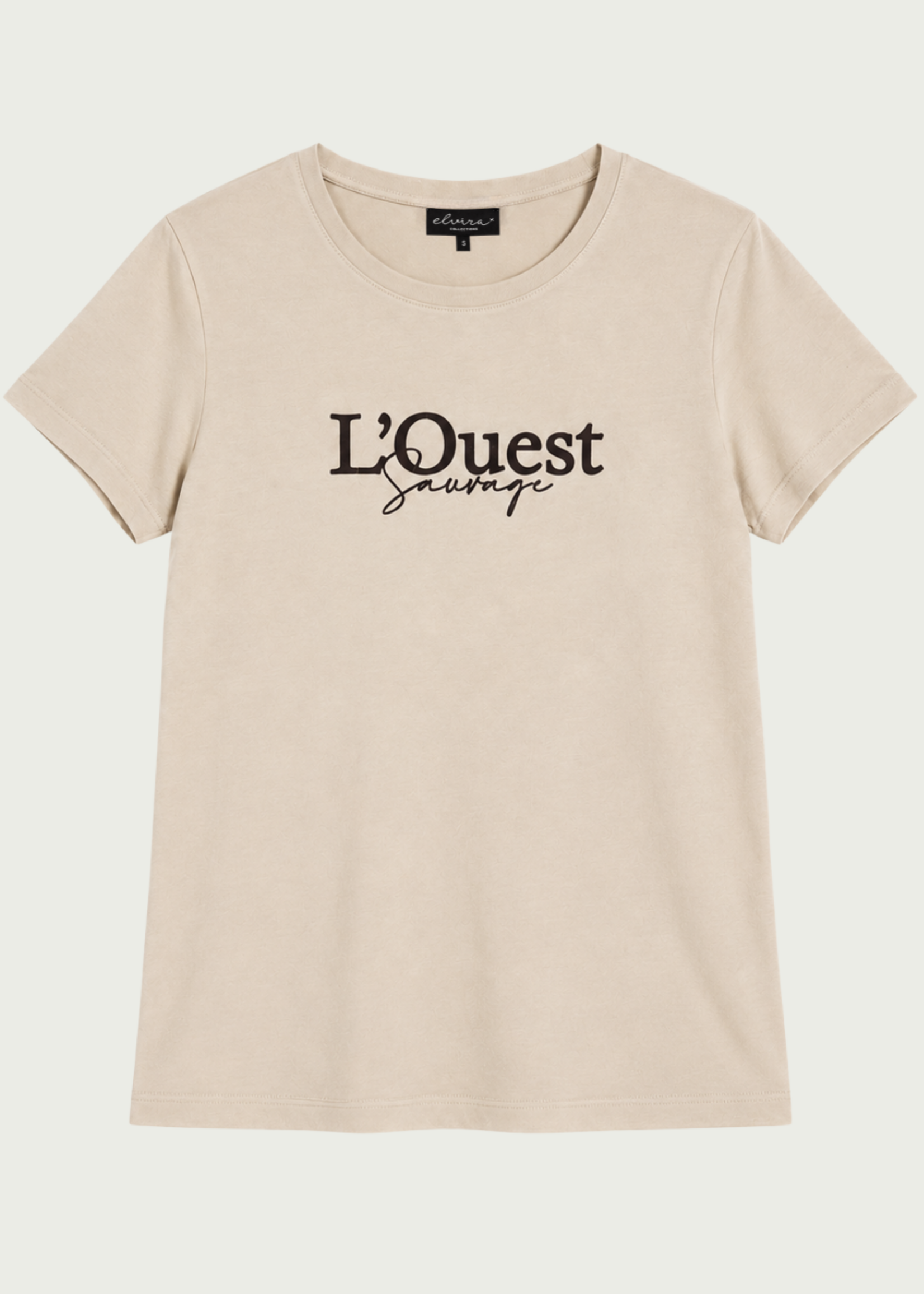 Elvira T-shirt Lquest - Warm Ivory