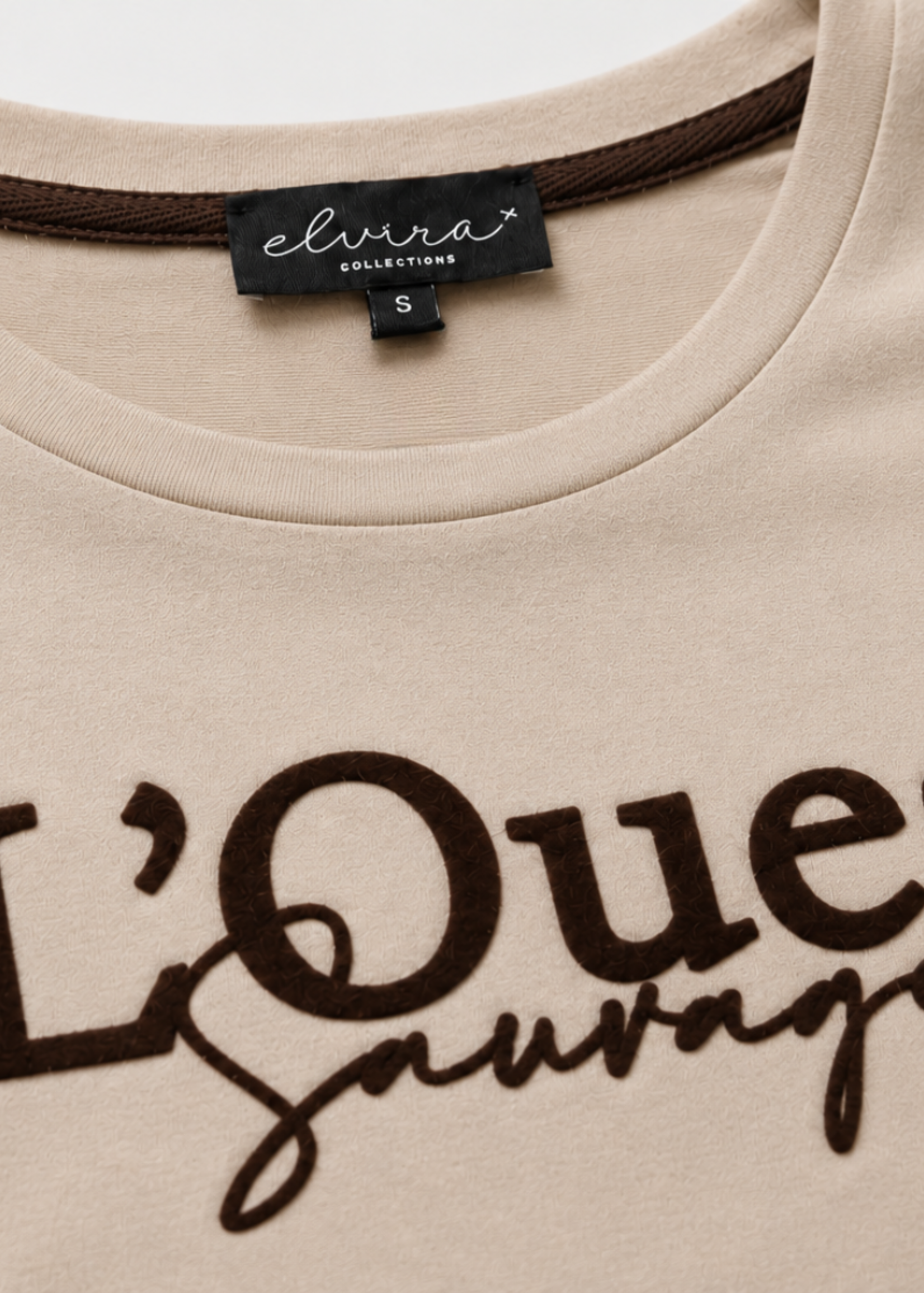 Elvira T-shirt Lquest - Warm Ivory