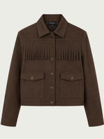 Elvira Jacket Suzy - Dark Coffee Suede