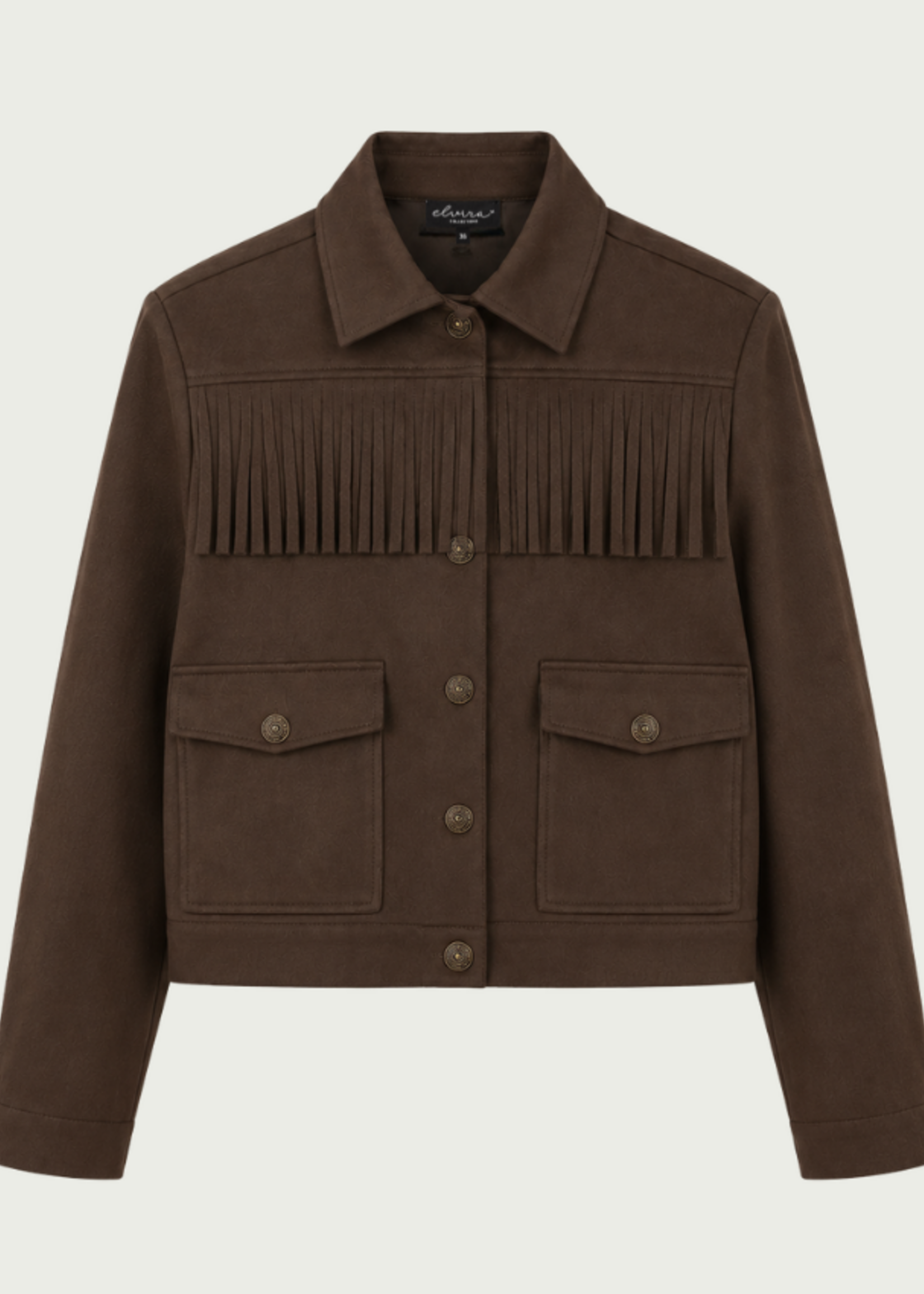 Elvira Jacket Suzy - Dark Coffee Suede