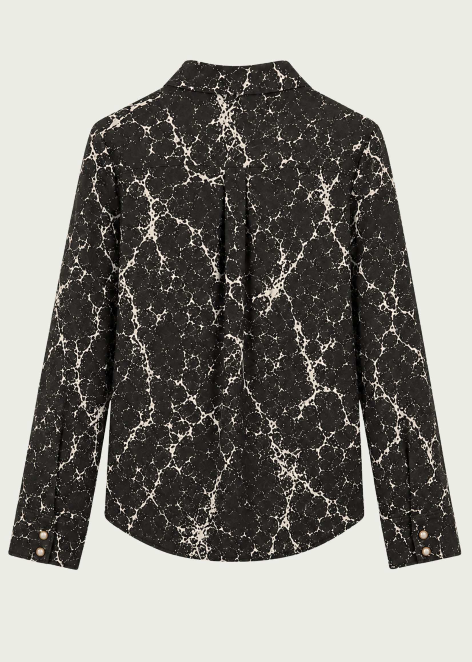 Elvira Blouse June - Brown Zebra
