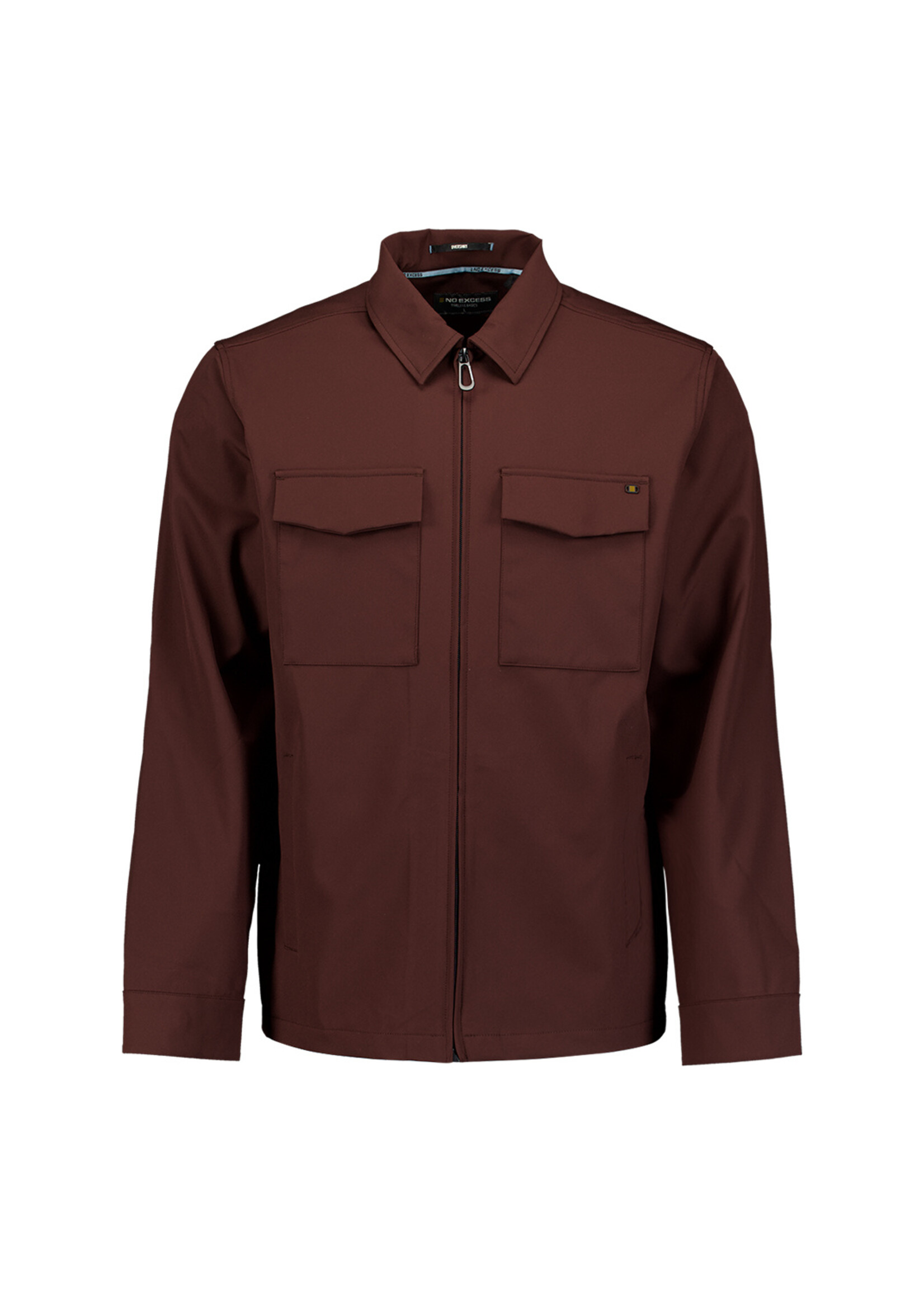 No Excess Overshirt Full Zipper Sedoc - Earth