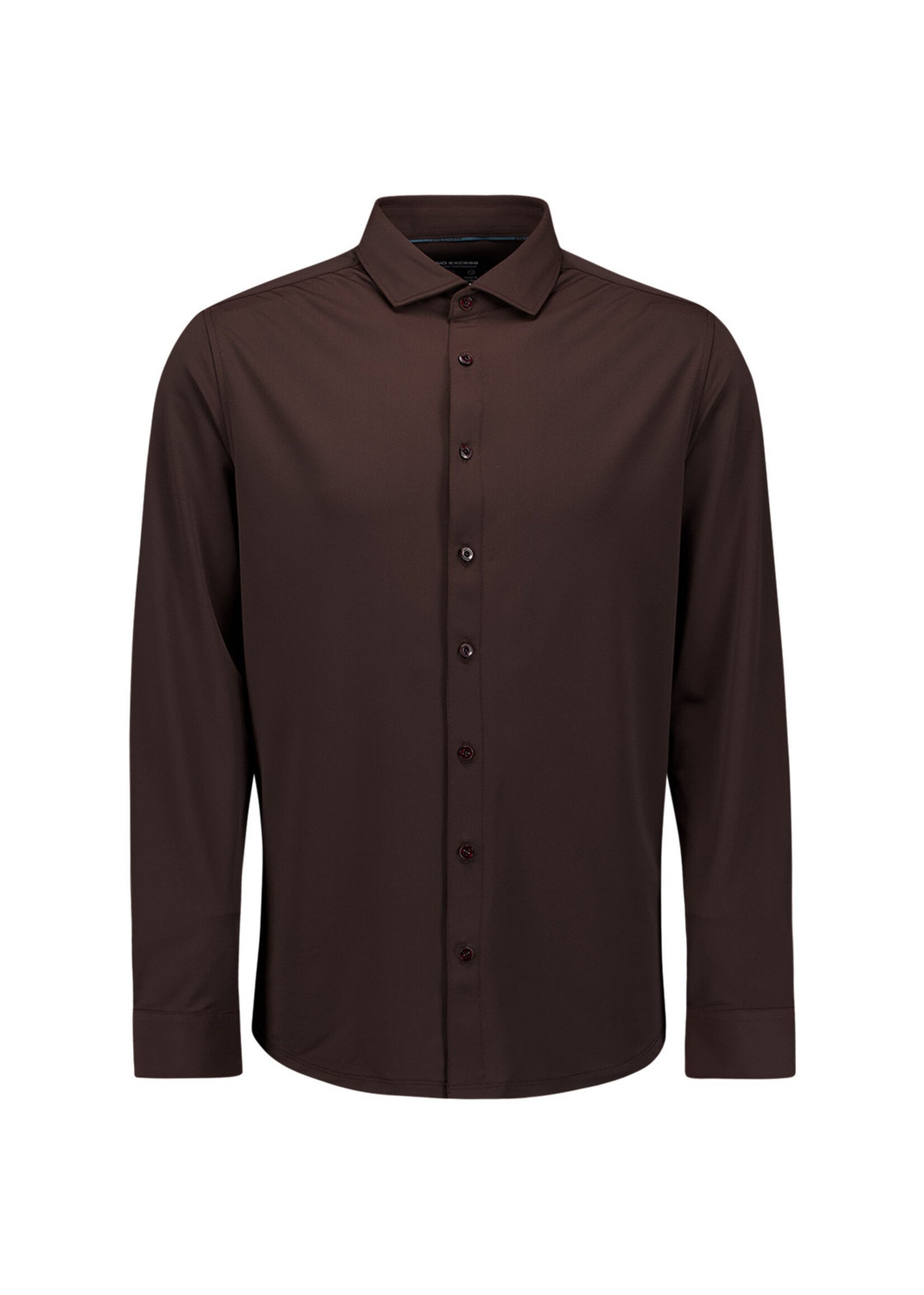 No Excess Overhemd Travel Sedoc - Dark Brown