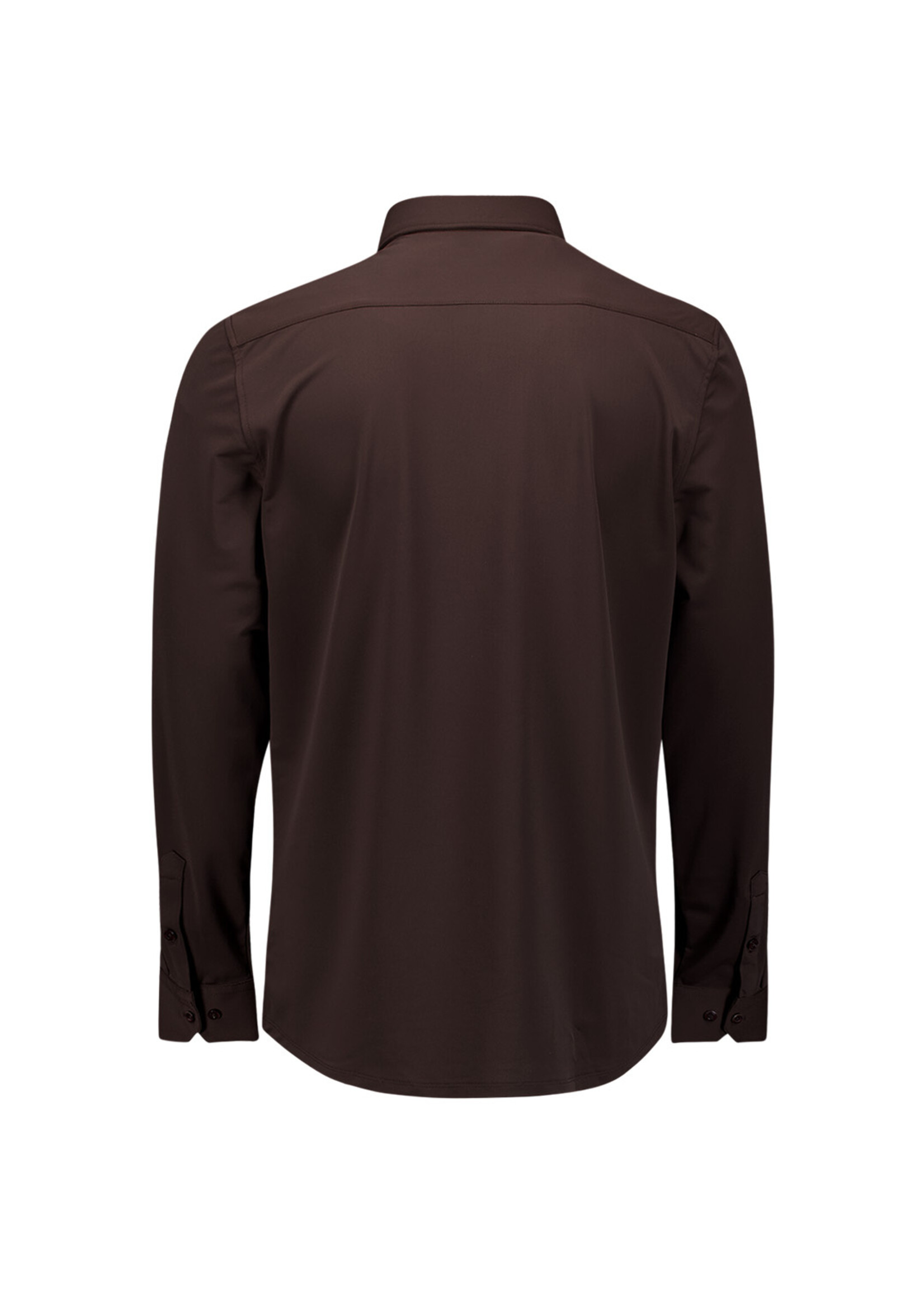 No Excess Overhemd Travel Sedoc - Dark Brown