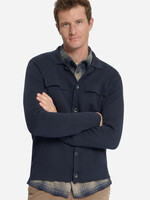 No Excess Cardigan Full Button Heavy Knit - Dark Night