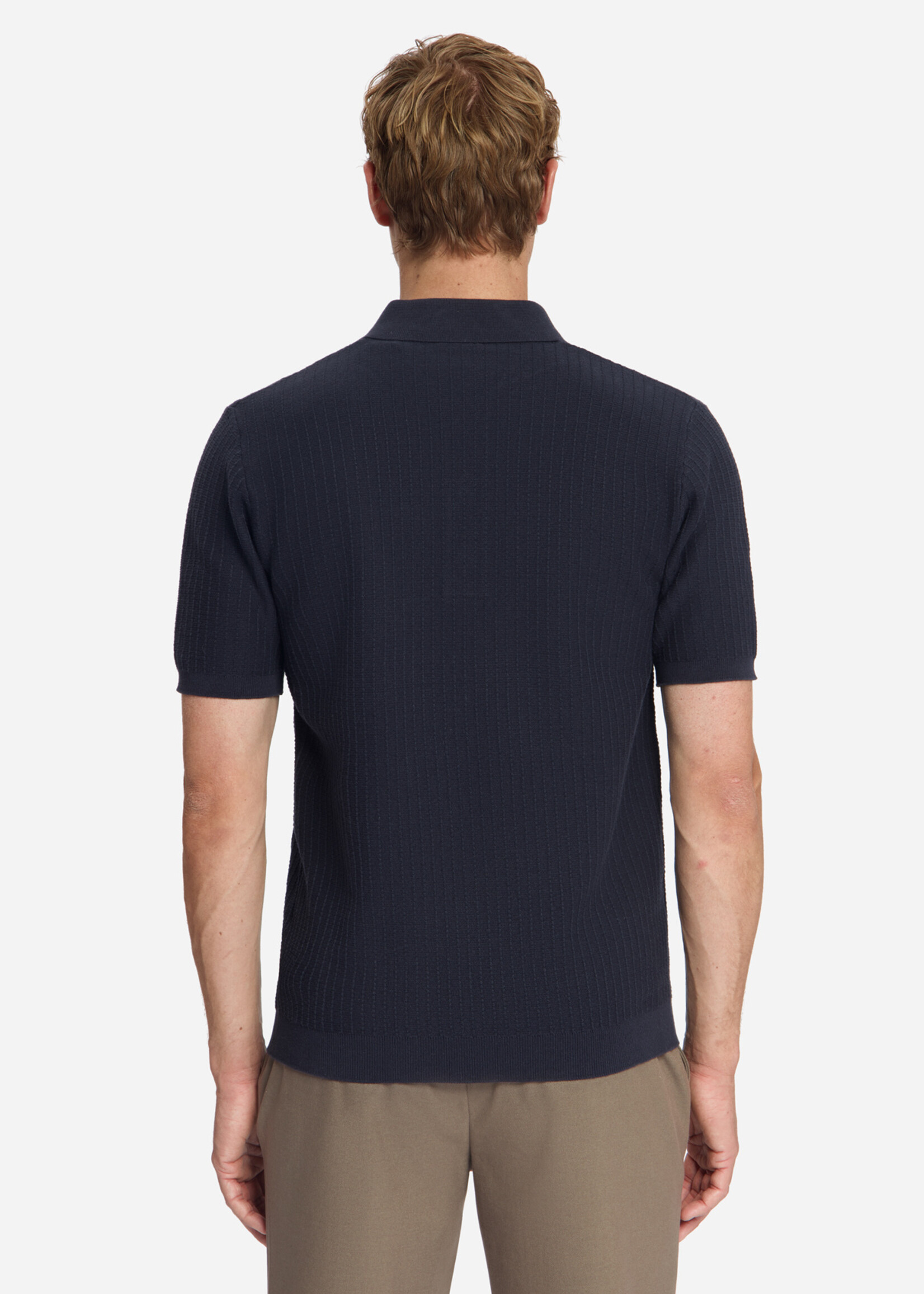 No Excess Pullover Polo - Dark Night