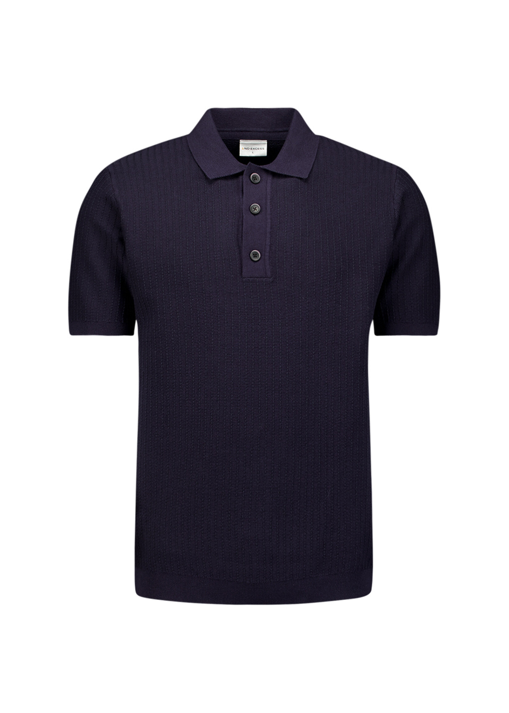 No Excess Pullover Polo - Dark Night