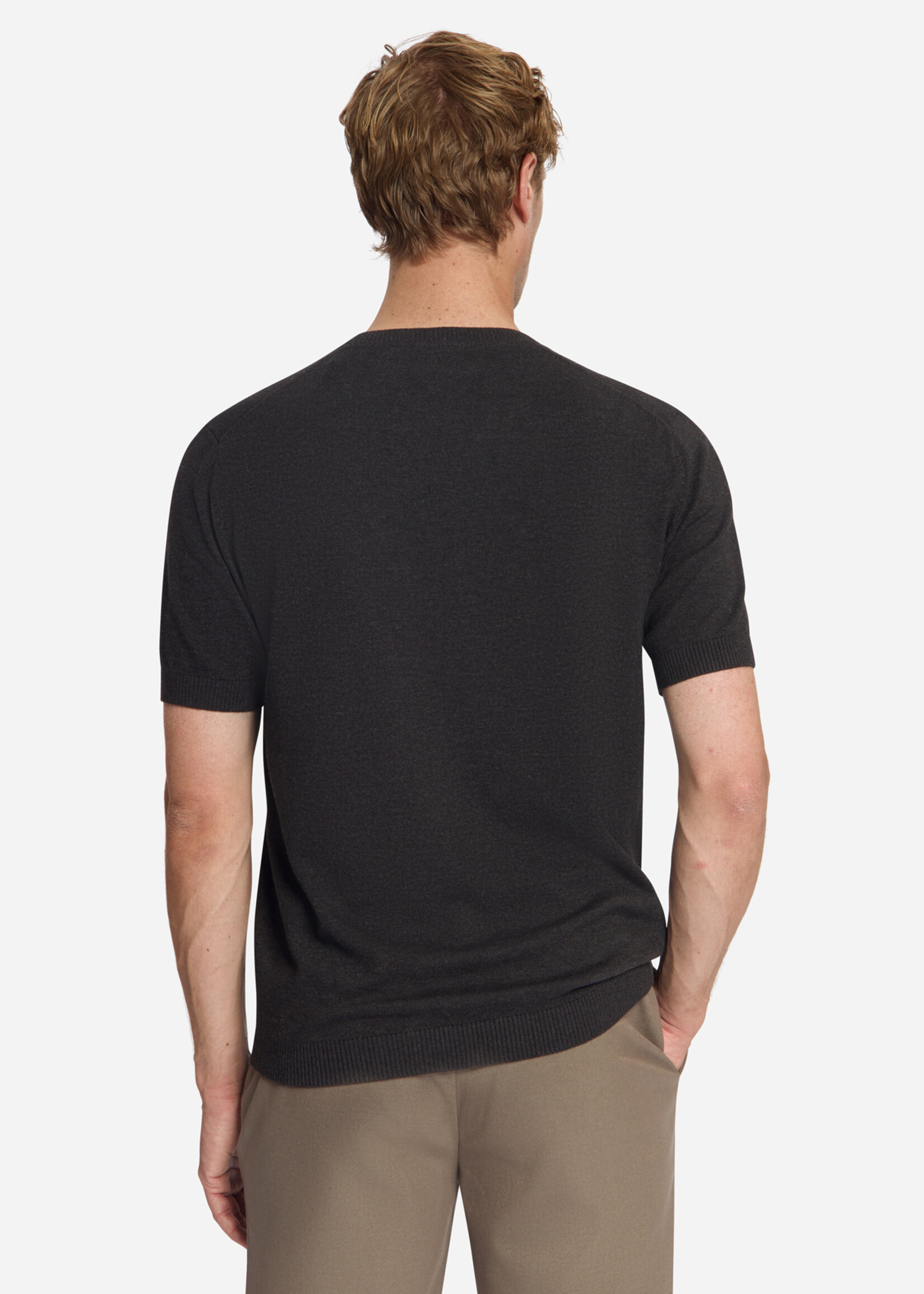 No Excess Pullover Short Sleeve - Dark Brown