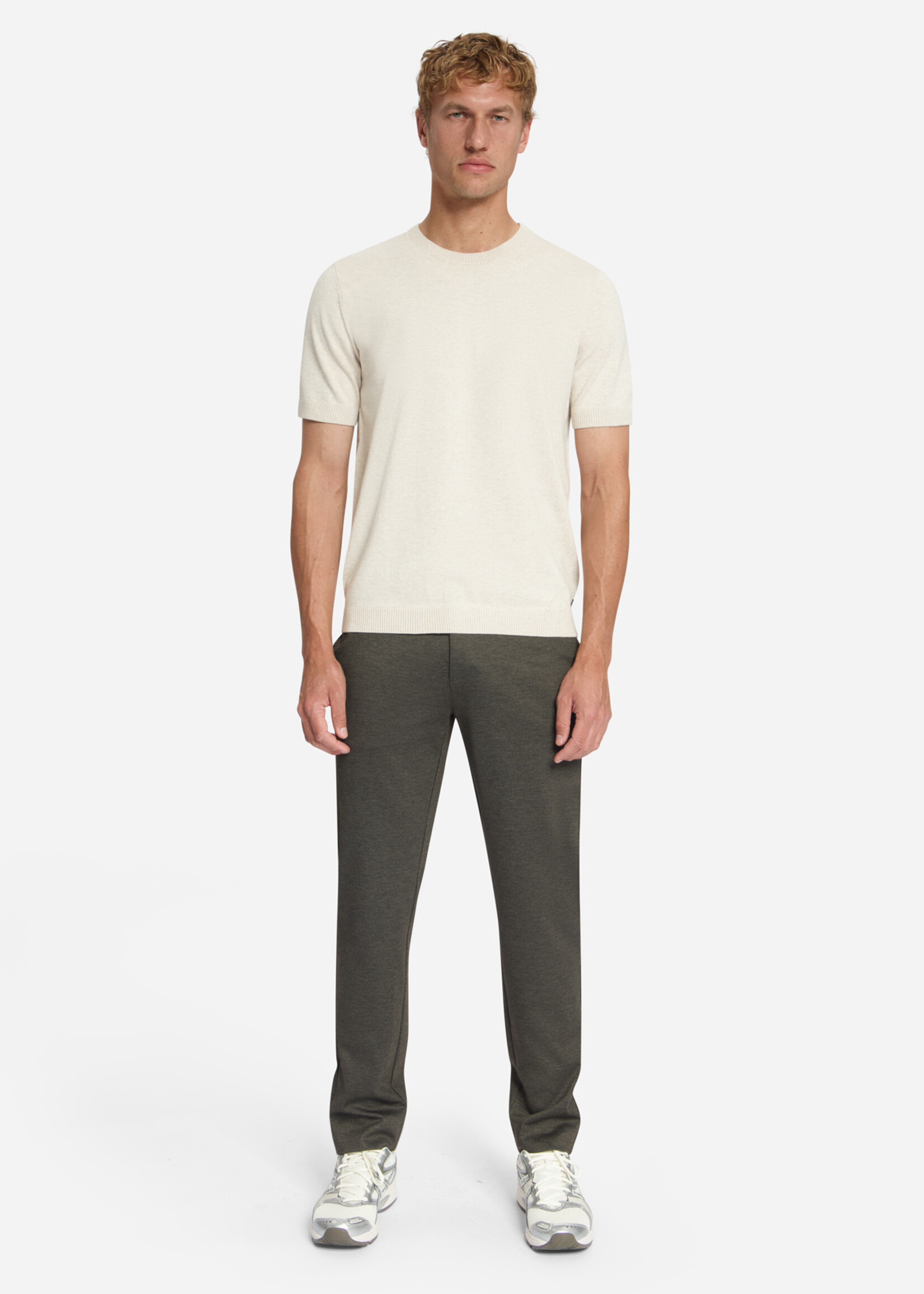 No Excess Pullover Short Sleeve - Stone