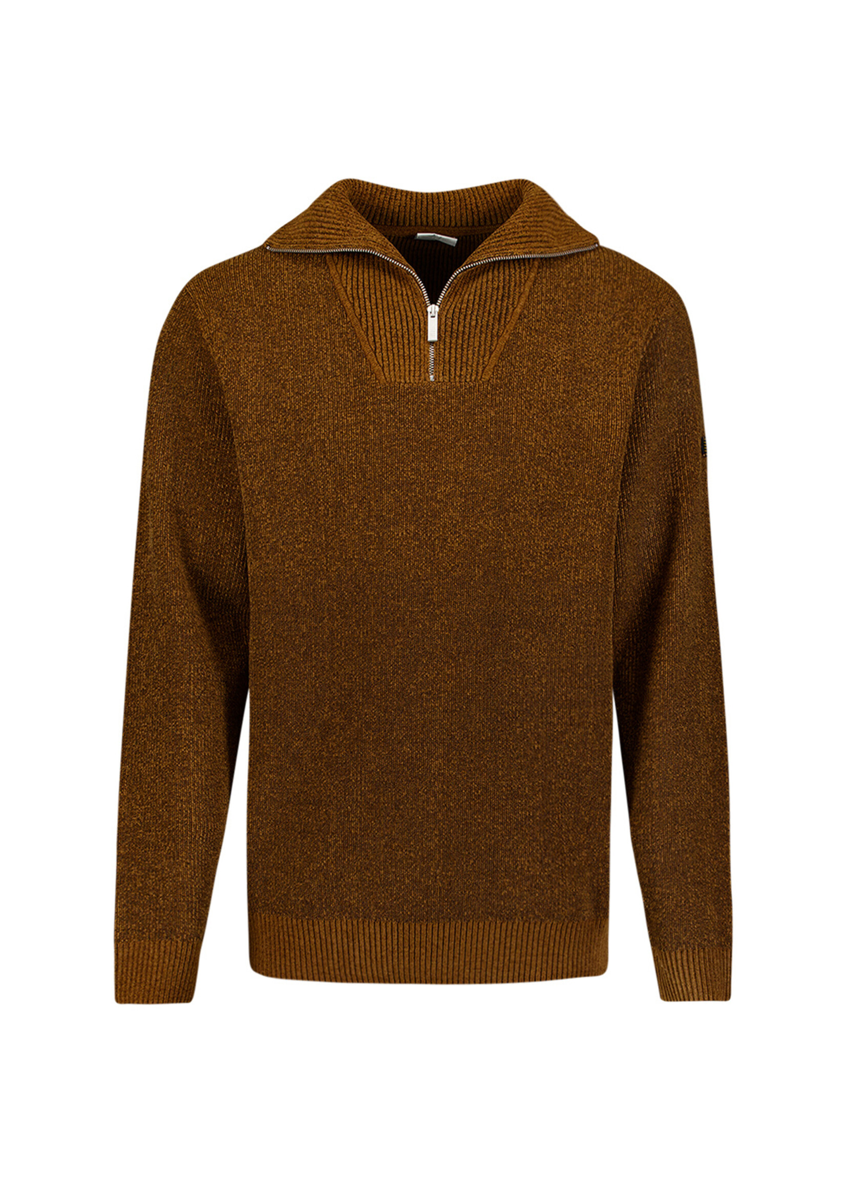 No Excess Pullover Half Zip Light Chenille - Caramel