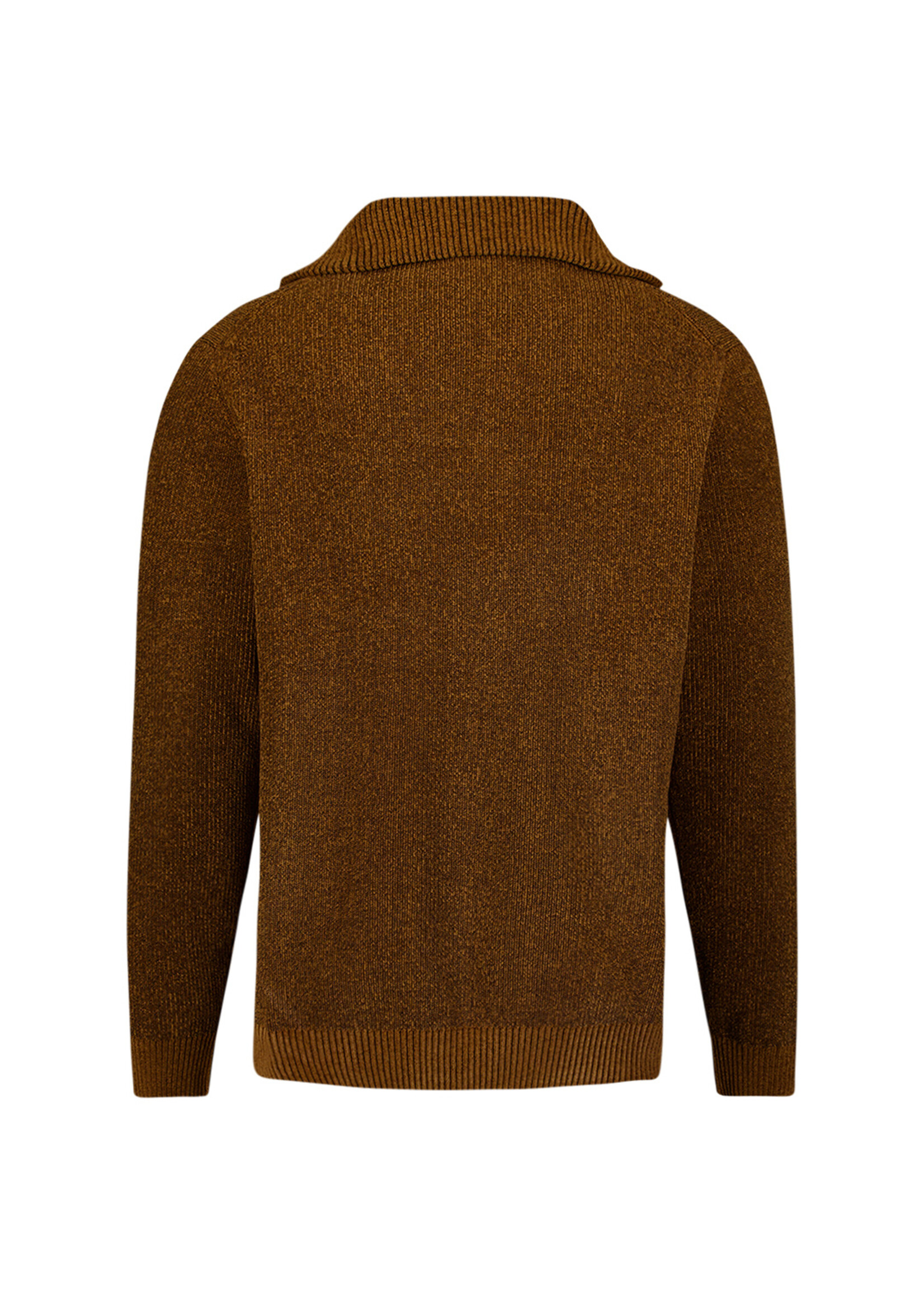 No Excess Pullover Half Zip Light Chenille - Caramel