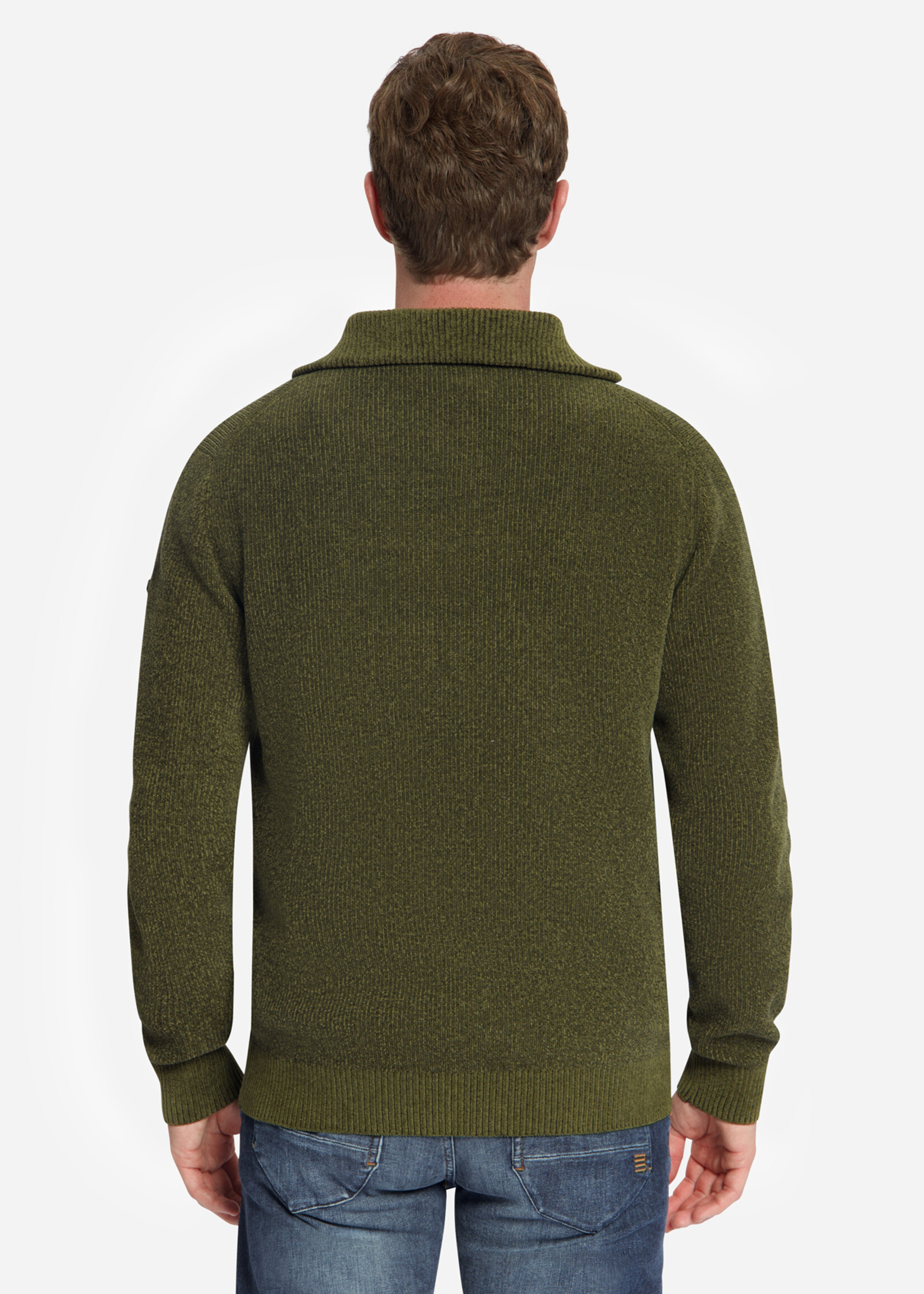 No Excess Pullover Half Zip Light Chenille - Caramel