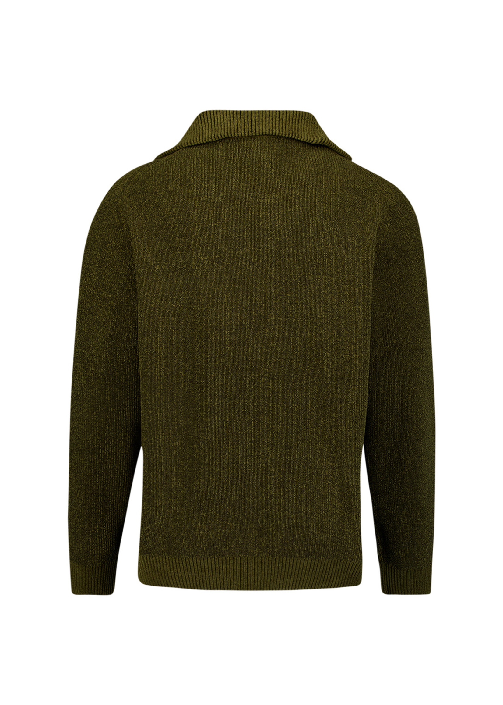 No Excess Pullover Half Zip Light Chenille - Moss