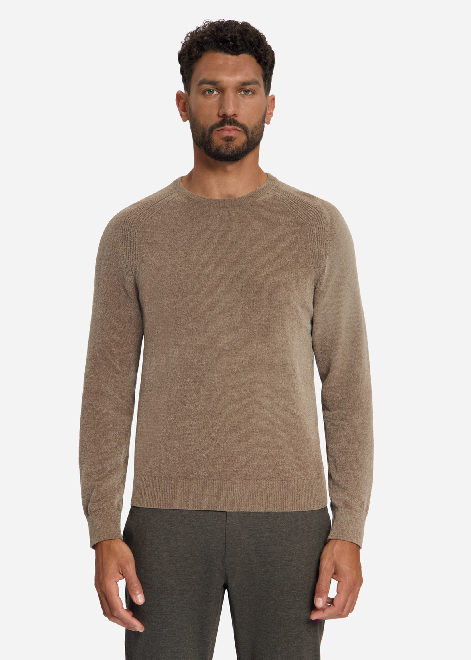 No Excess Pullover Leight Weight Chenille - Light Brown