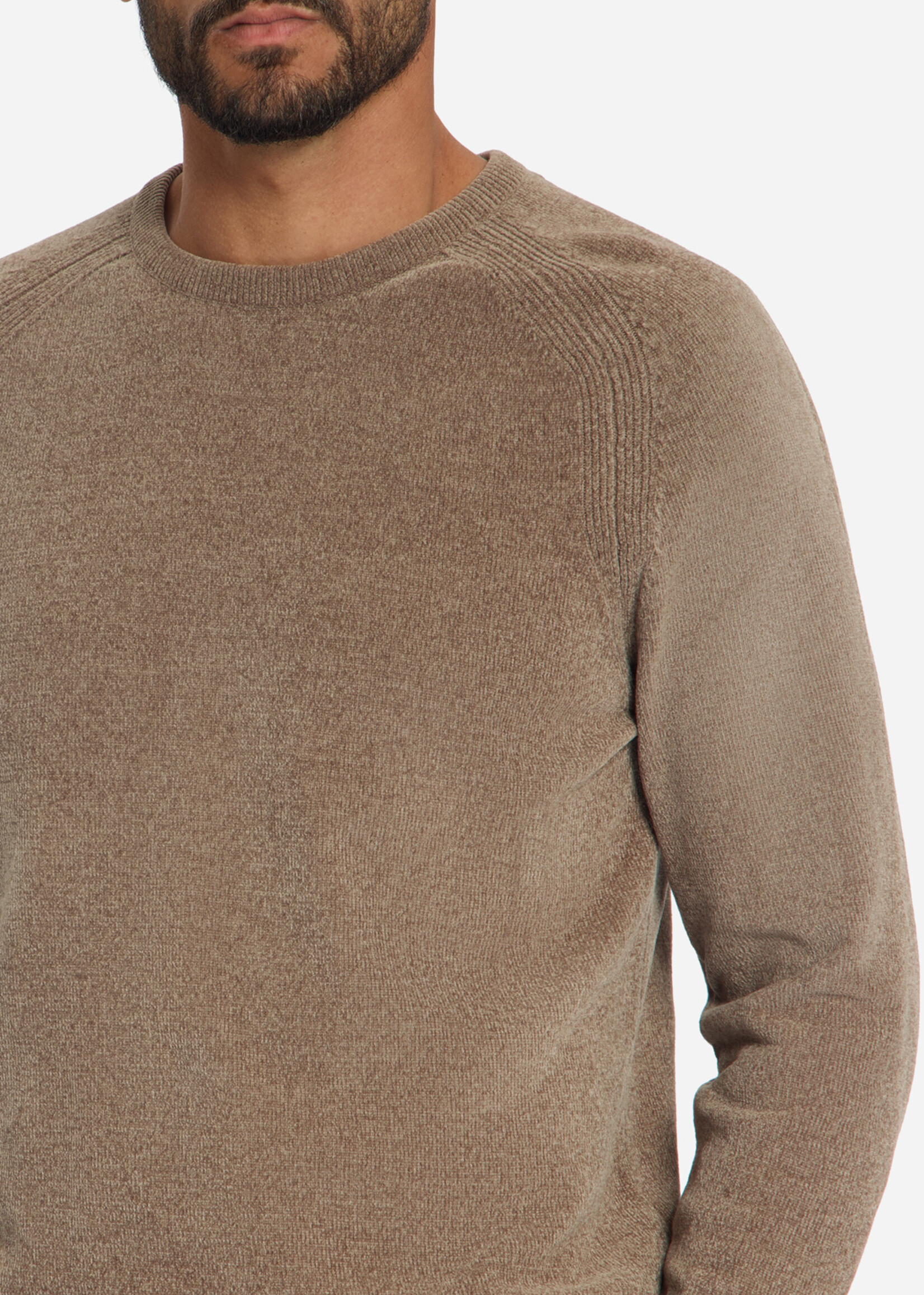 No Excess Pullover Leight Weight Chenille - Light Brown