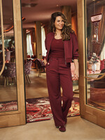ZOSO Travel Pant Xandra - Bordeaux