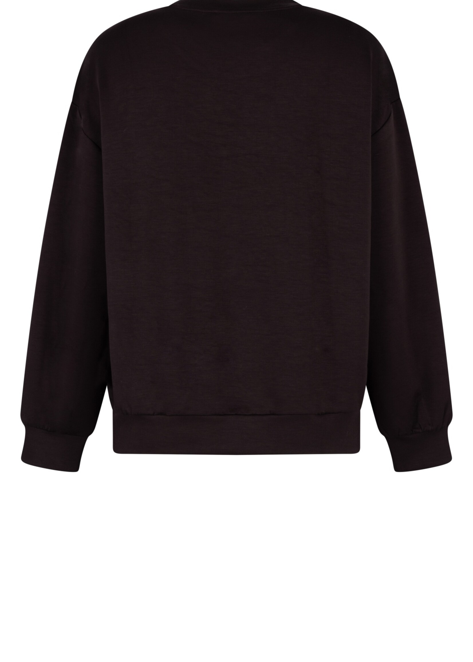 ZOSO Sweater Tessa - Espresso Offwhite