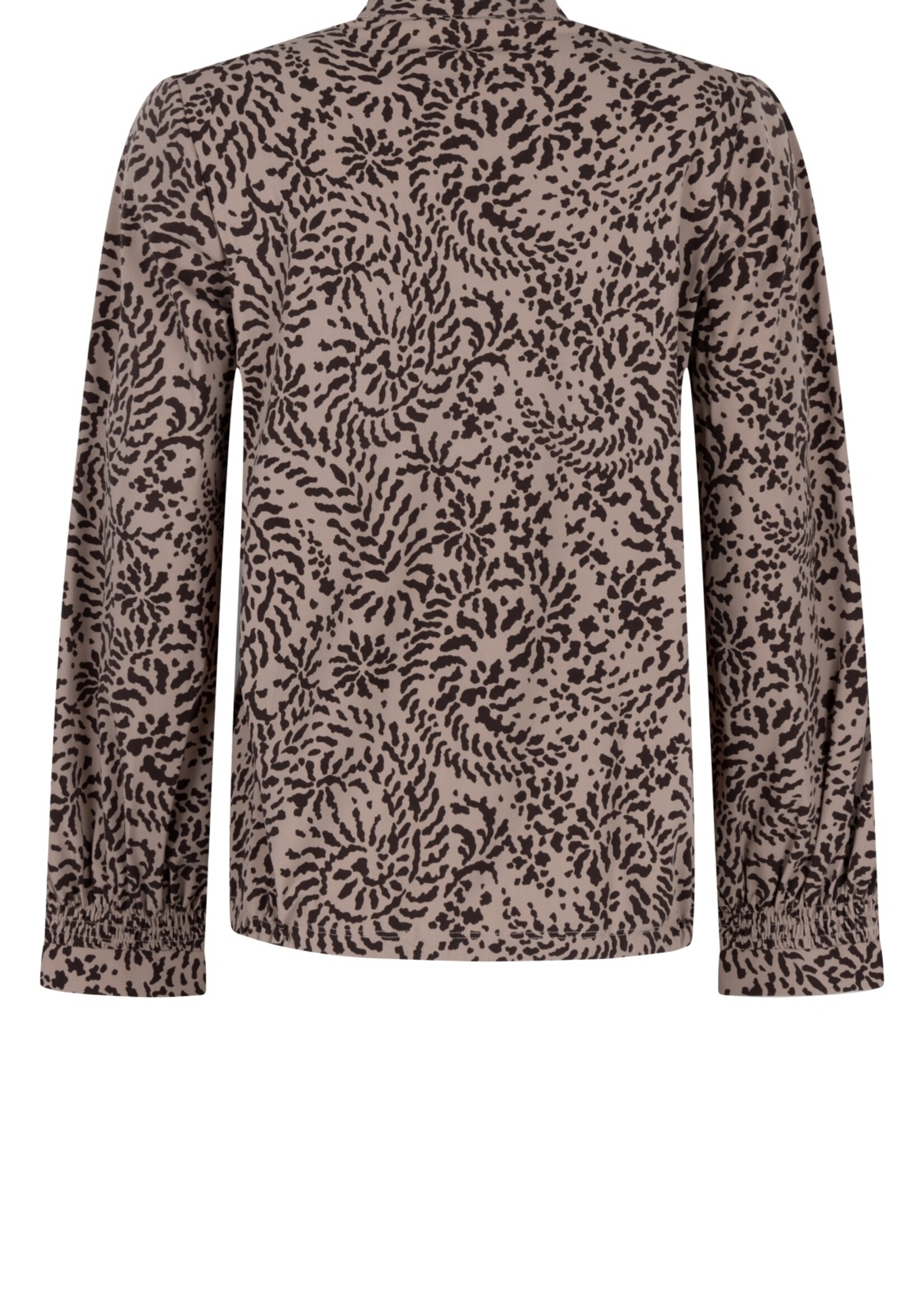 ZOSO Blouse Merel - Taupe Espresso