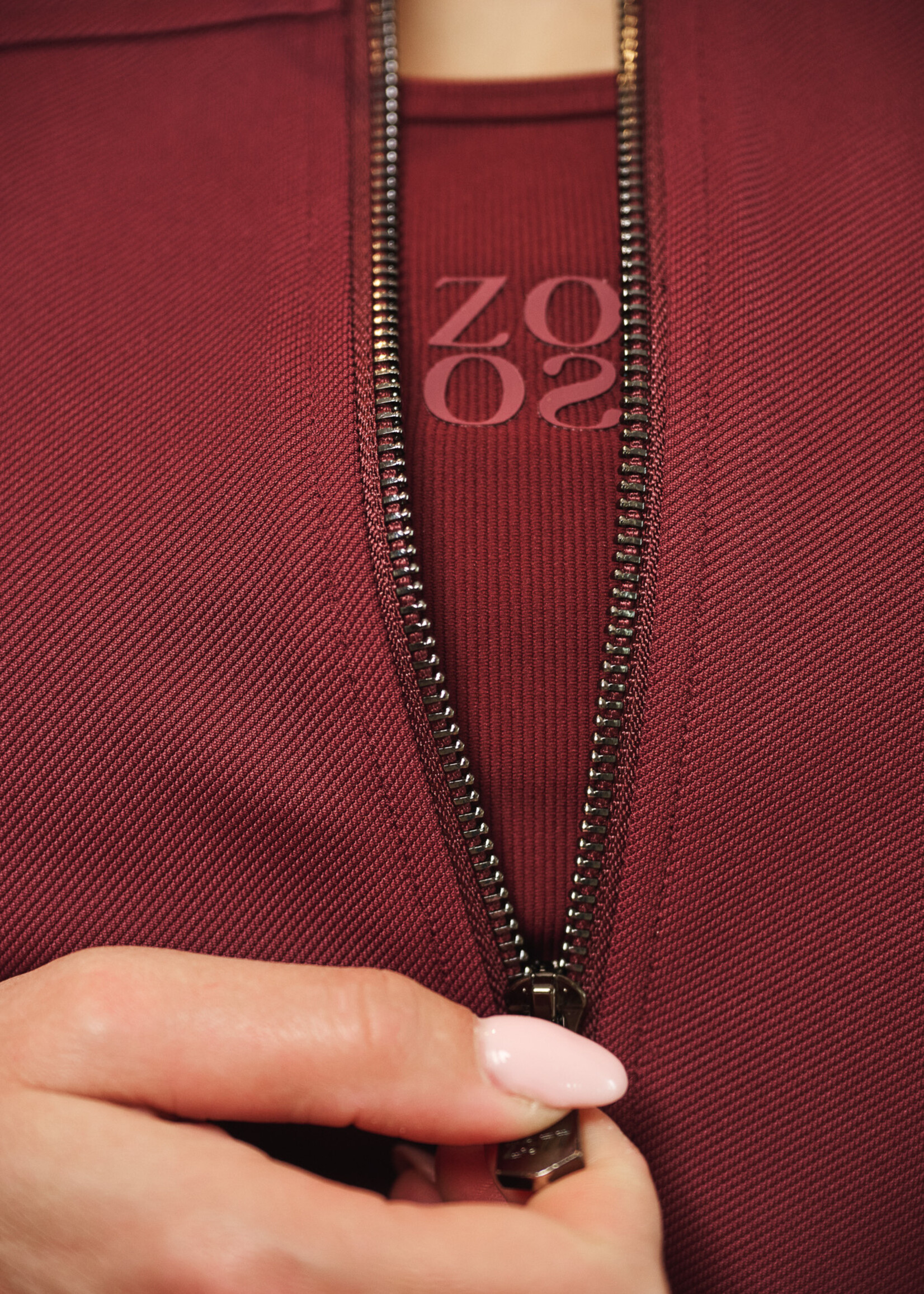 ZOSO Travel Shirt June - Bordeaux