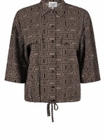 ZOSO Blouse Cameron - Espresso Taupe