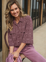 ZOSO Blouse Cameron - Mauve Bordeaux
