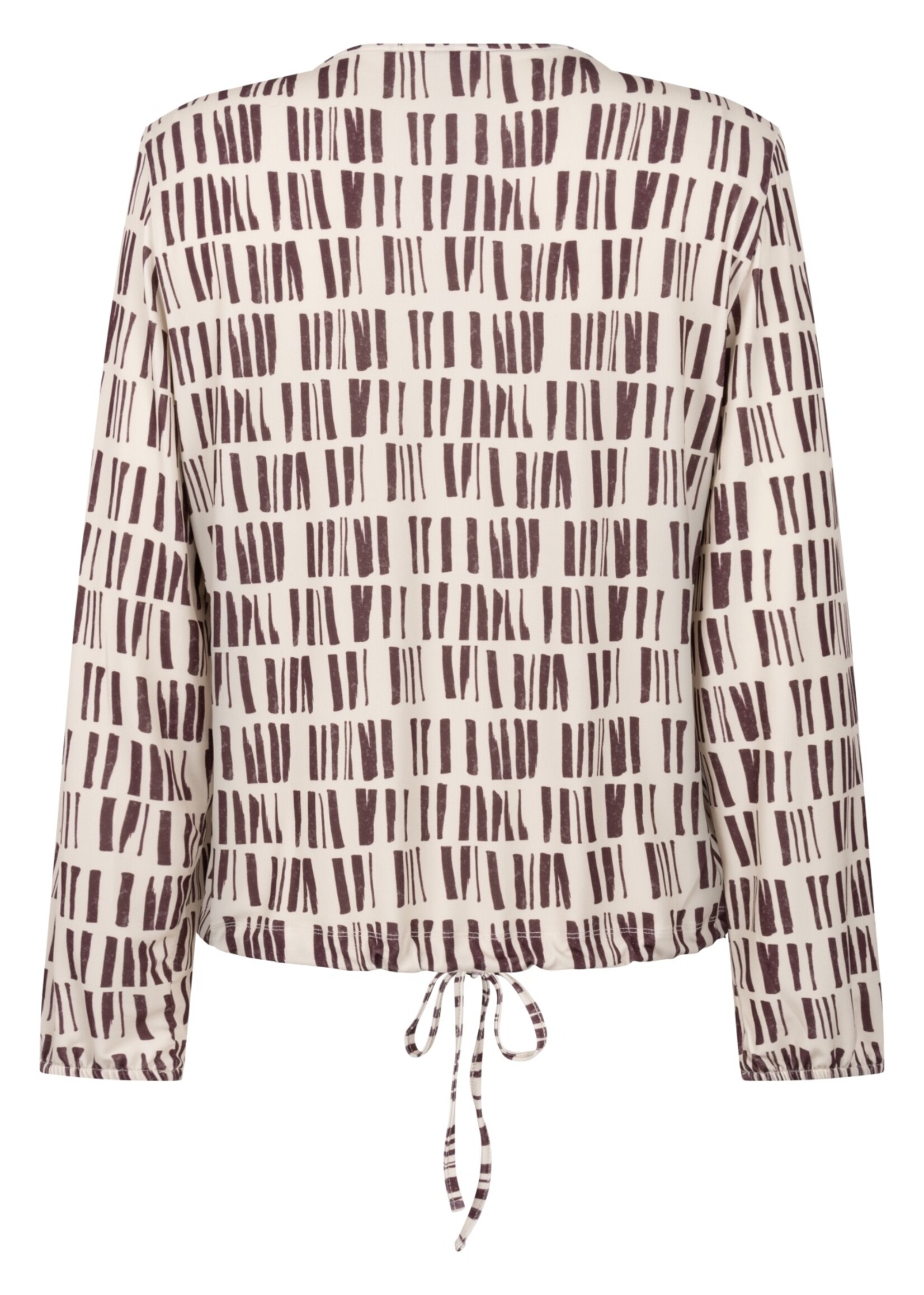 ZOSO Blouse Amanda - Ivory Bordeaux