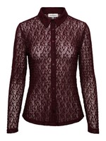&Co Woman Blouse Tina Lace - Burgundy
