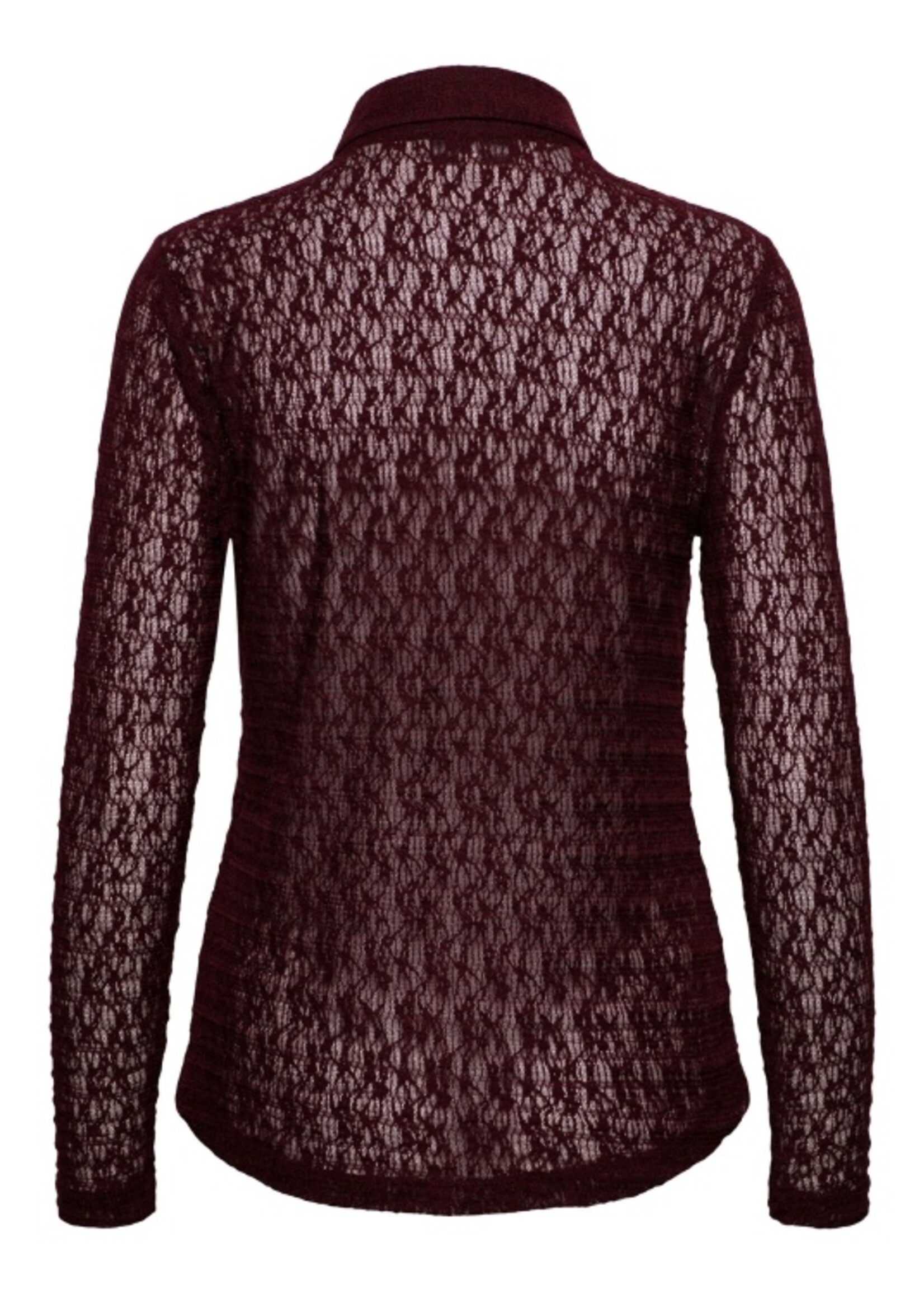 &Co Woman Blouse Tina Lace - Burgundy