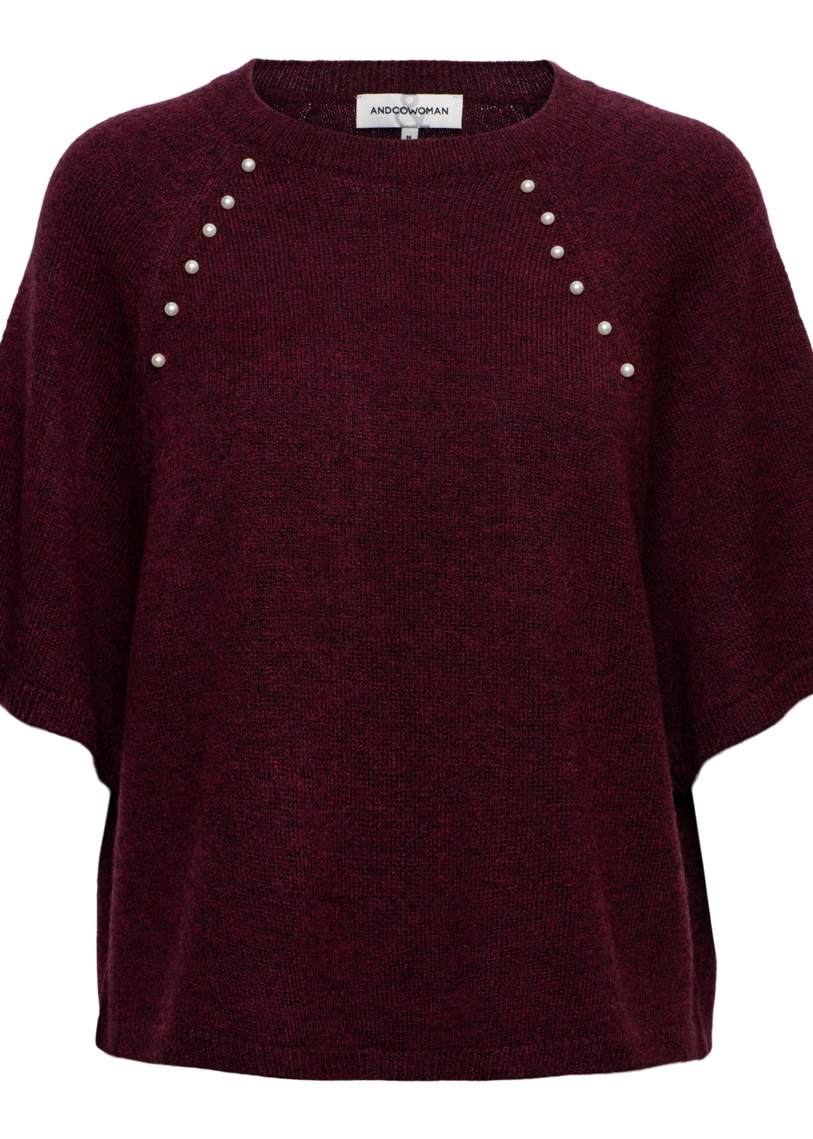 &Co Woman Pullover Boukje - Burgundy