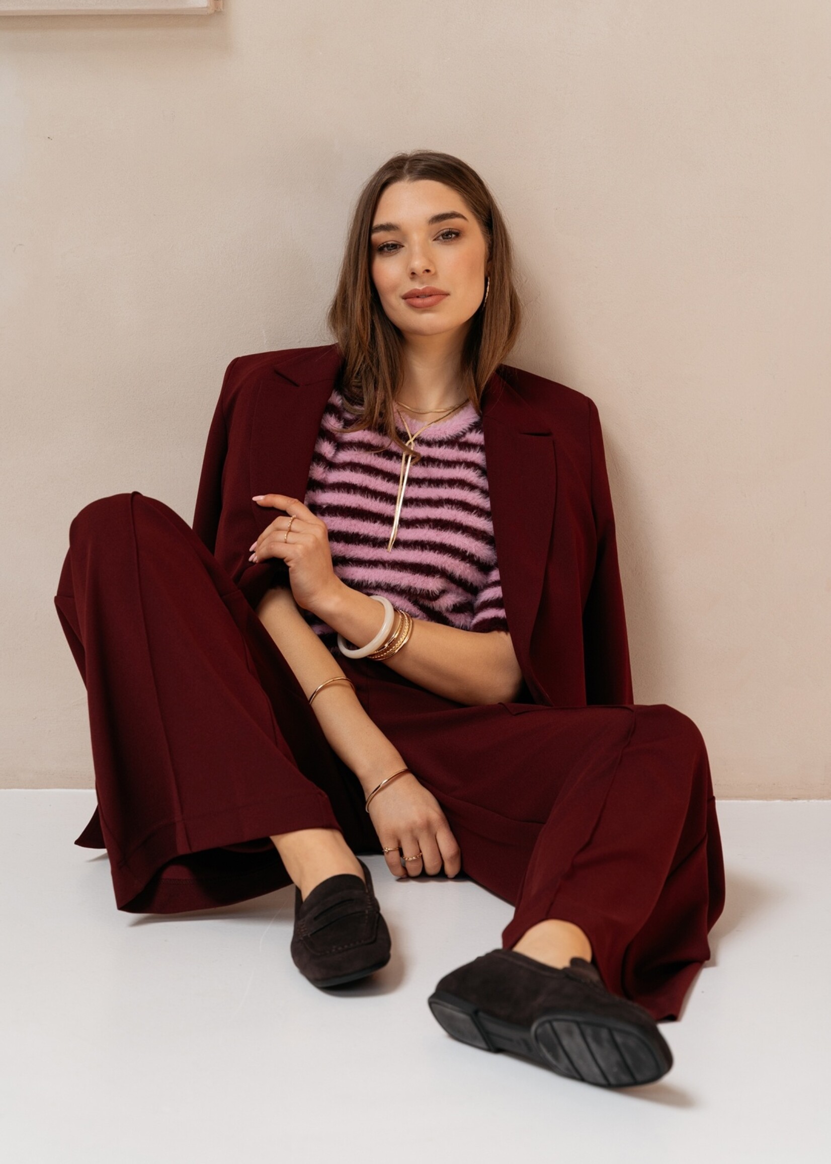 &Co Woman Blazer Glennis - Burgundy